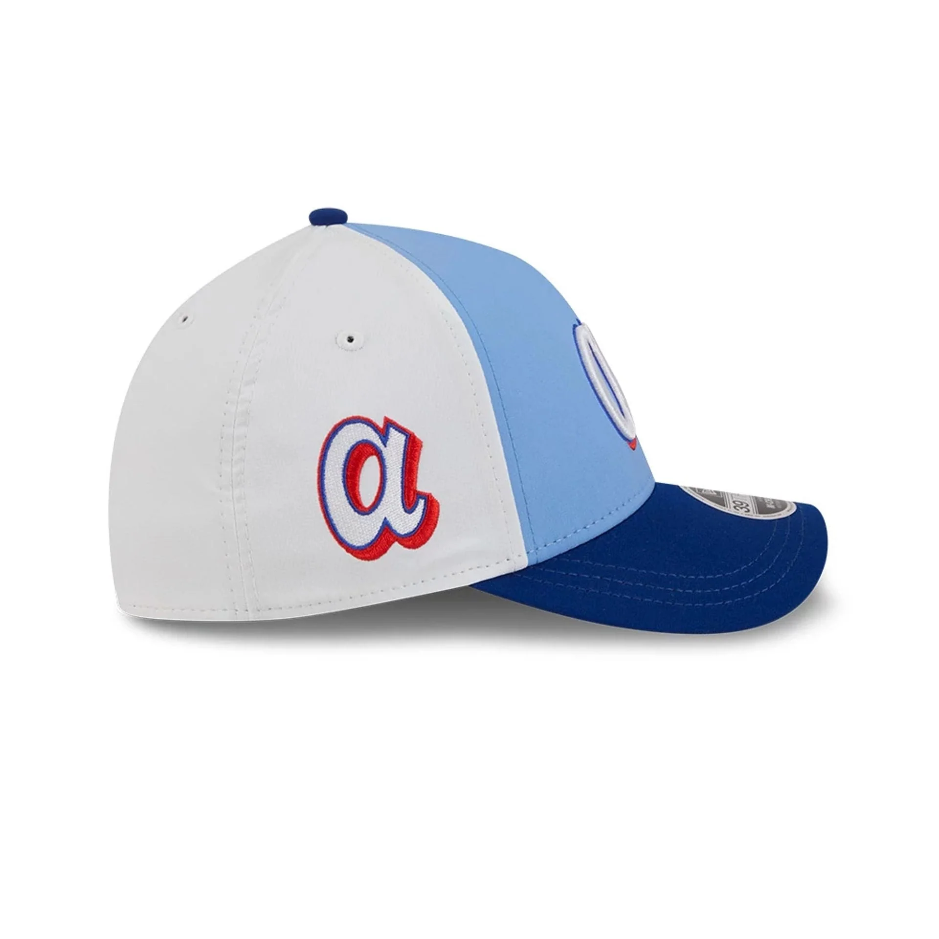 Braves MLB City Connect Blue 39THIRTY M-Crown A-Frame Stretch Fit Cap - Image 5