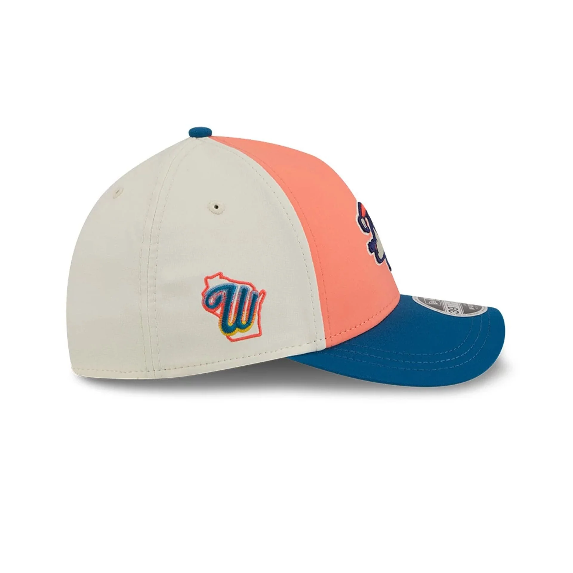 Brewers MLB City Connect Peach 39THIRTY M-Crown A-Frame Stretch Fit Cap - Image 6