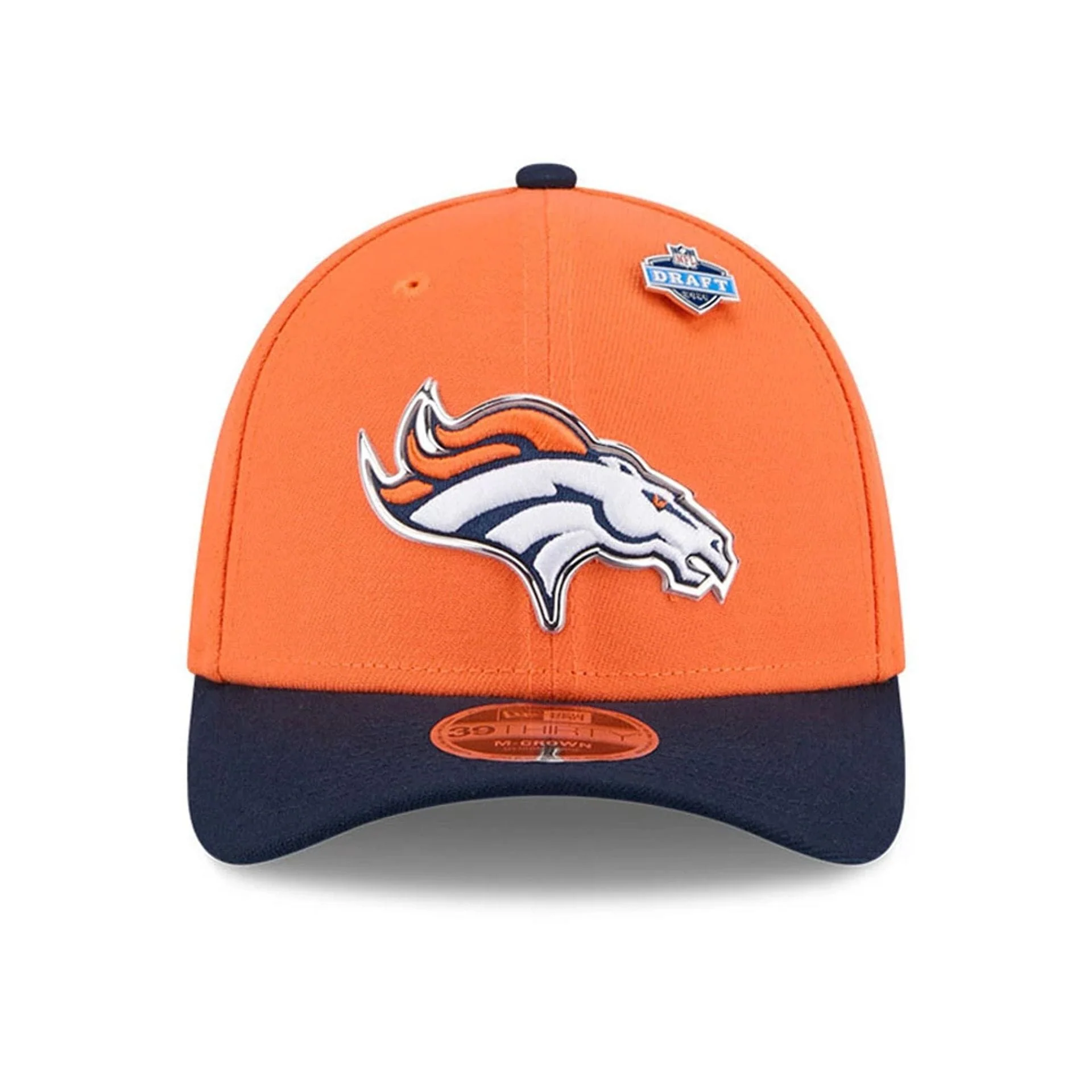 Broncos NFL Draft 2026 Orange 39THIRTY M-Crown Stretch Fit Cap - Image 3