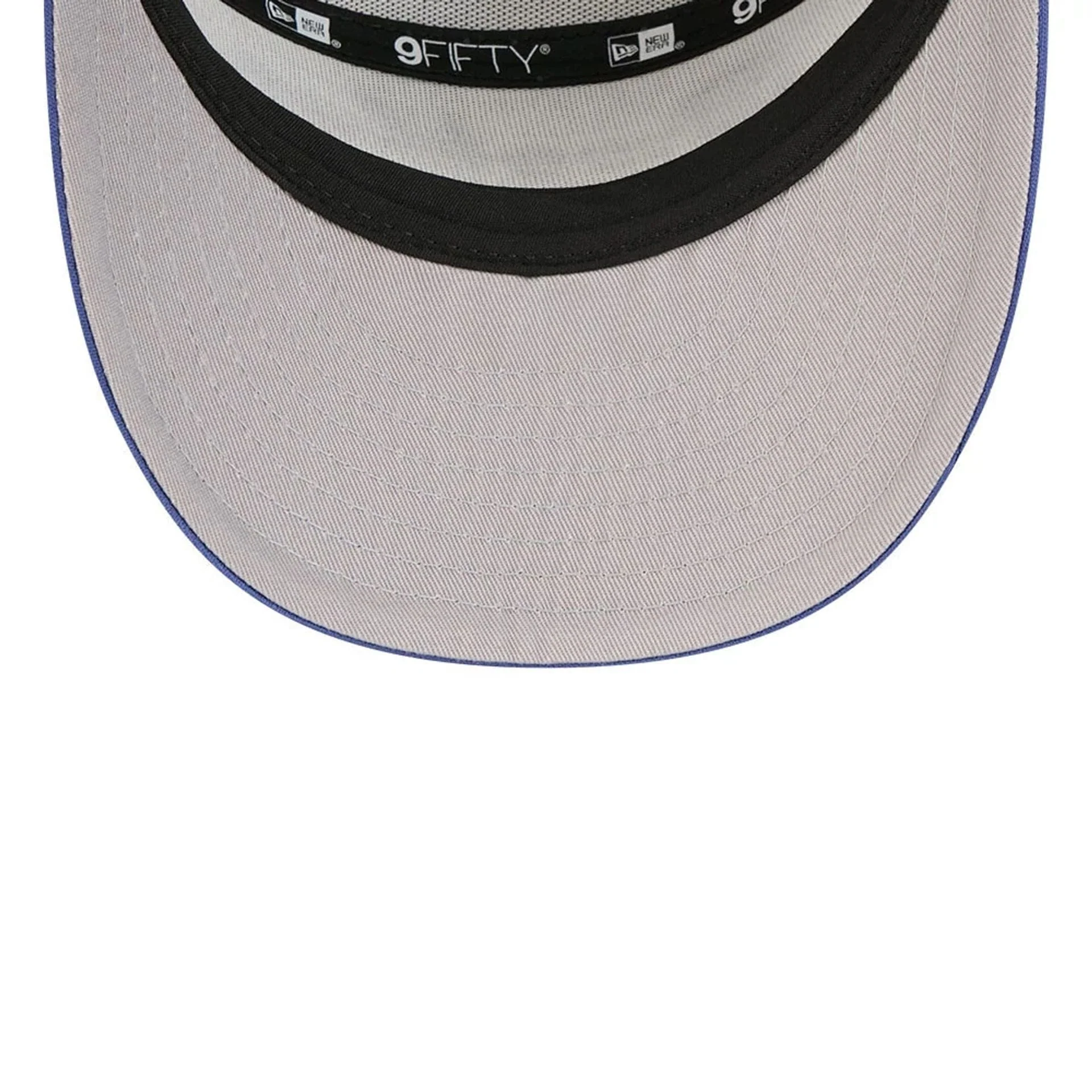 Brooklyn Dodgers MLB Blocked Dark Blue 9FIFTY Split Panel Snapback Cap - Image 2