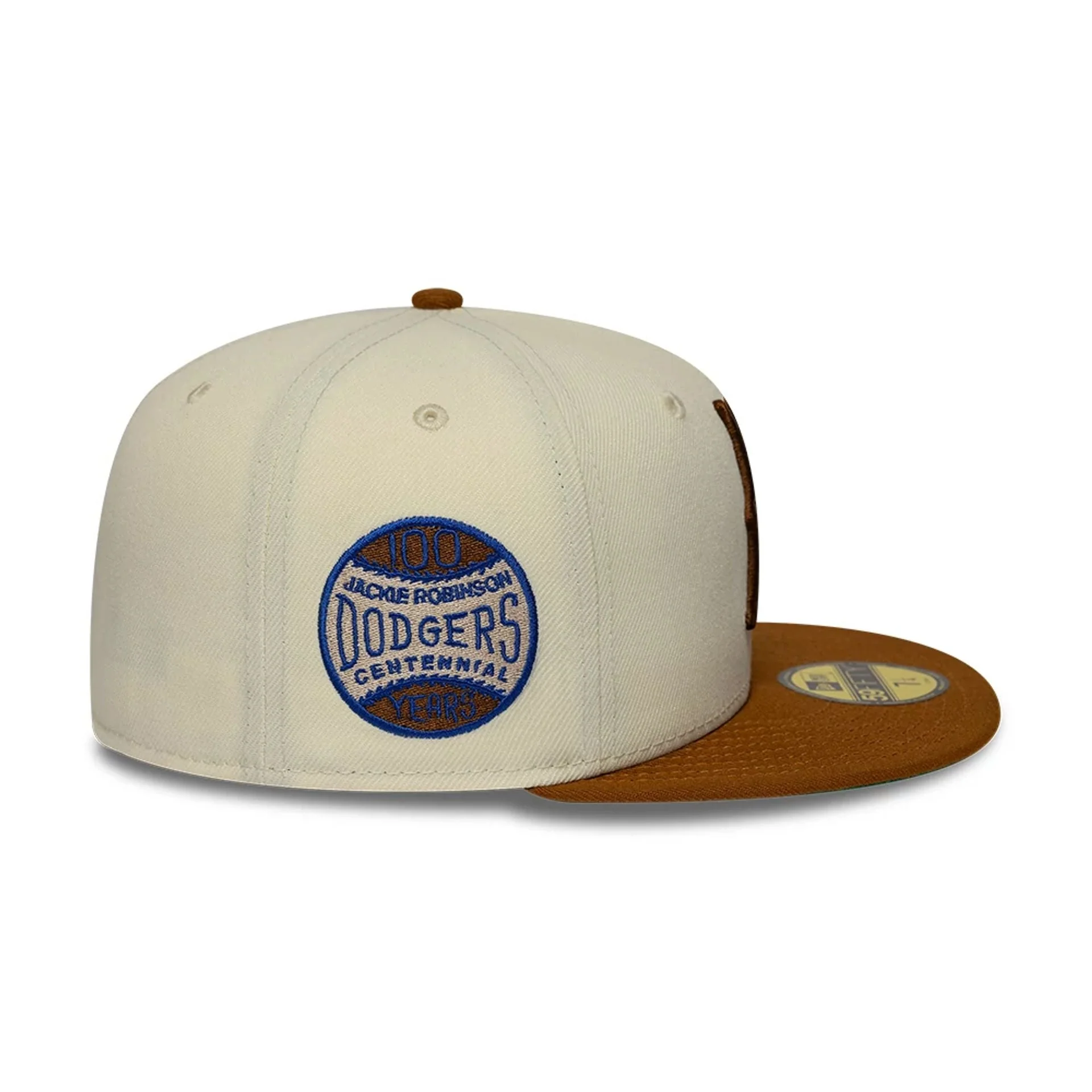 Brooklyn Dodgers MLB Jackie Robinson White 59FIFTY Fitted Cap - Image 6