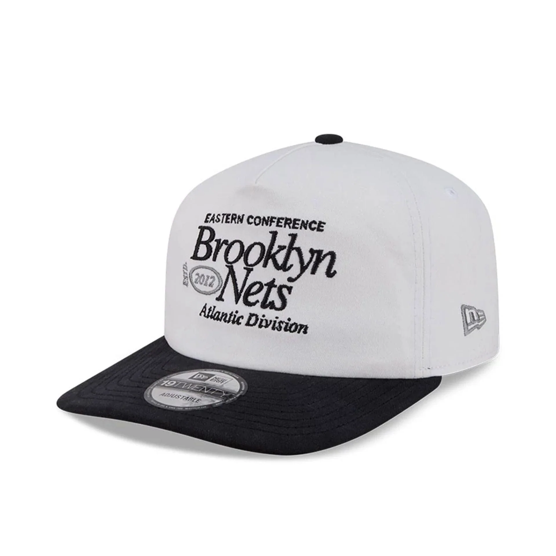 Brooklyn Nets NBA Conference White 19TWENTY Adjustable Cap - Image 4