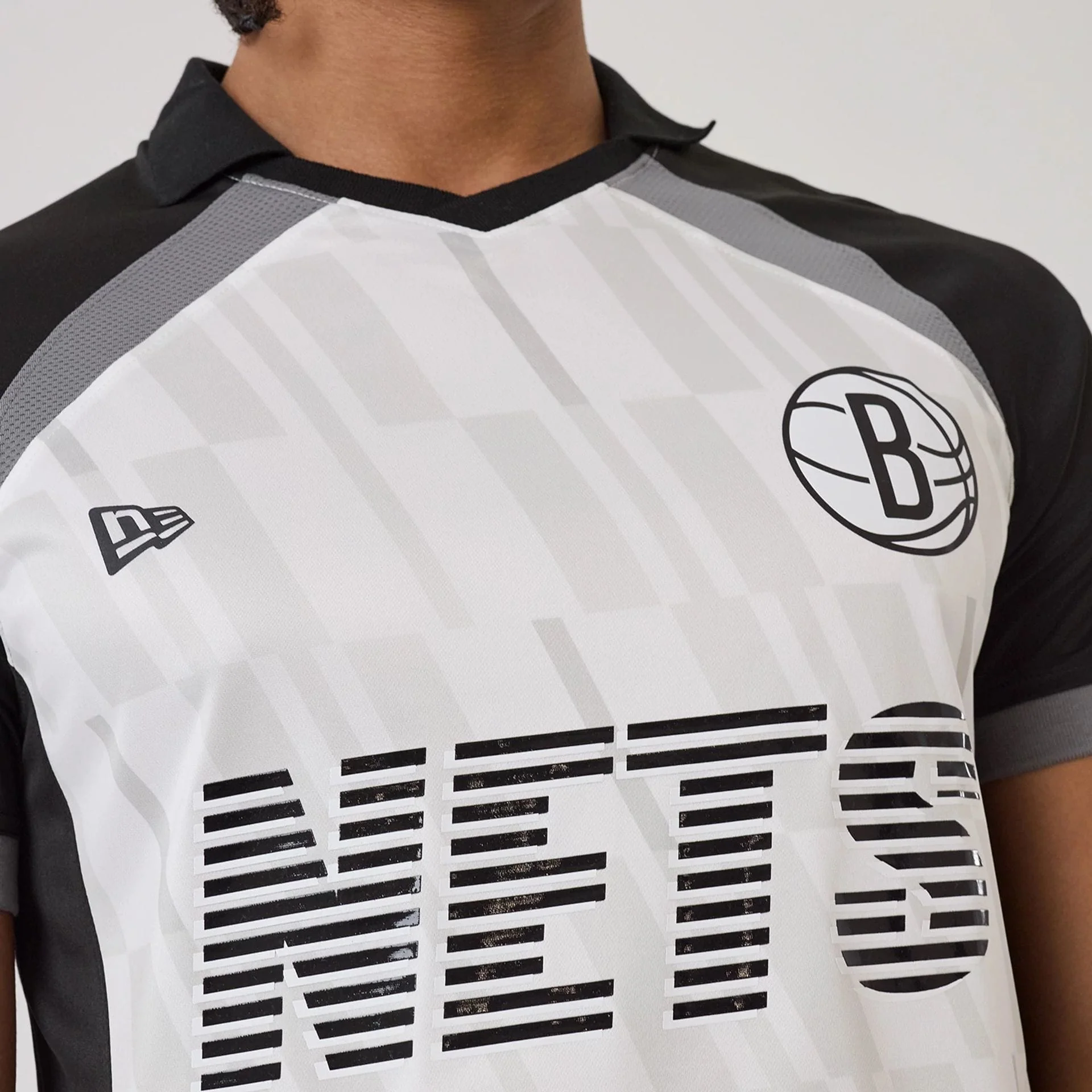 Brooklyn Nets NBA Match Black T-Shirt - Image 3
