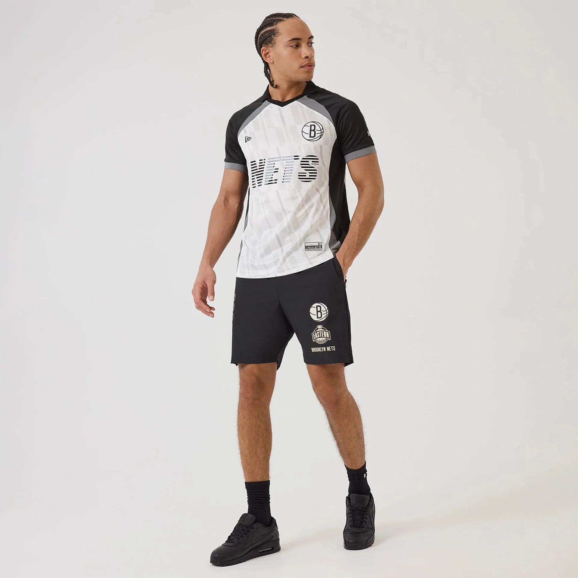 Brooklyn Nets NBA Match Black T-Shirt - Image 8