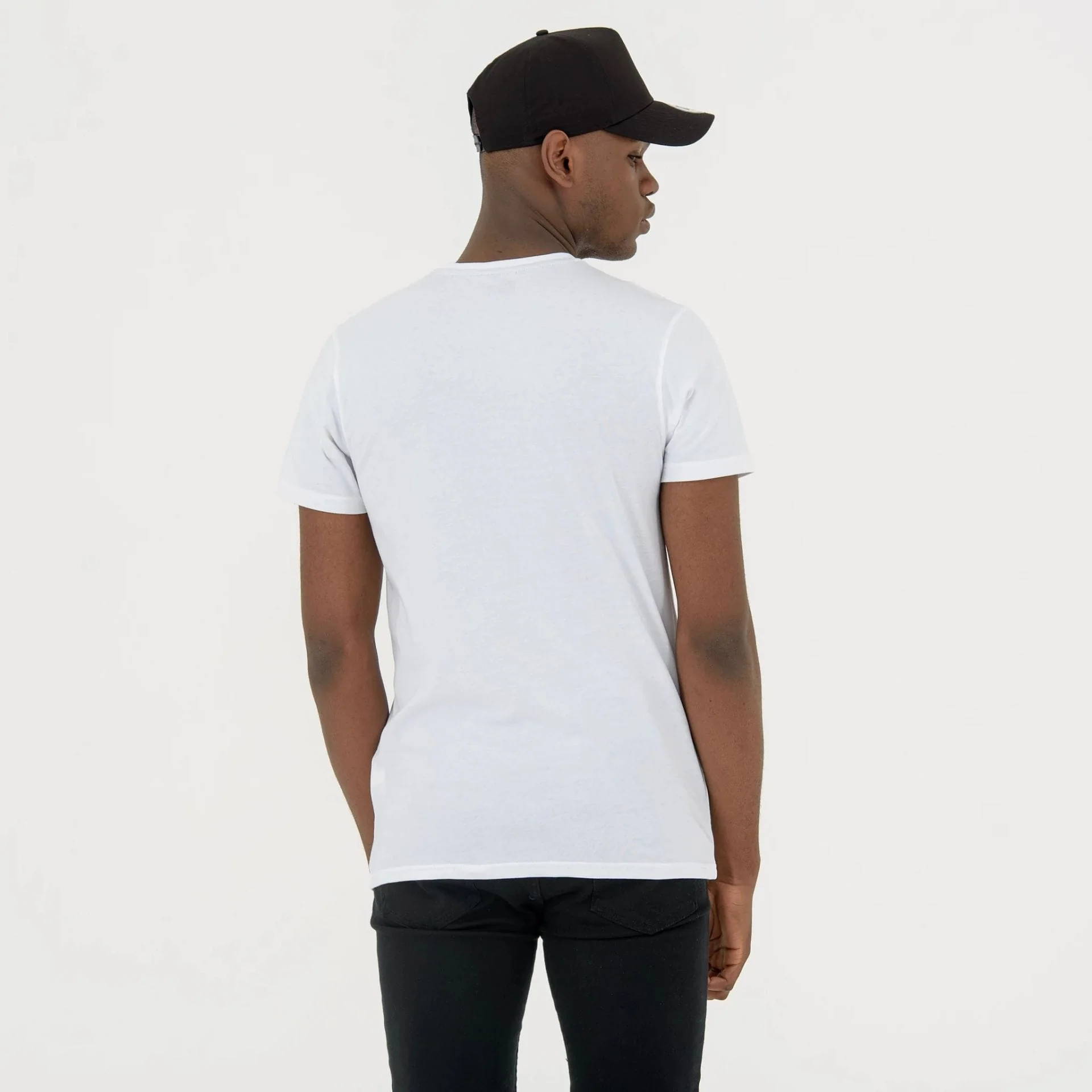 Brooklyn Nets NBA Regular White T-Shirt - Image 2