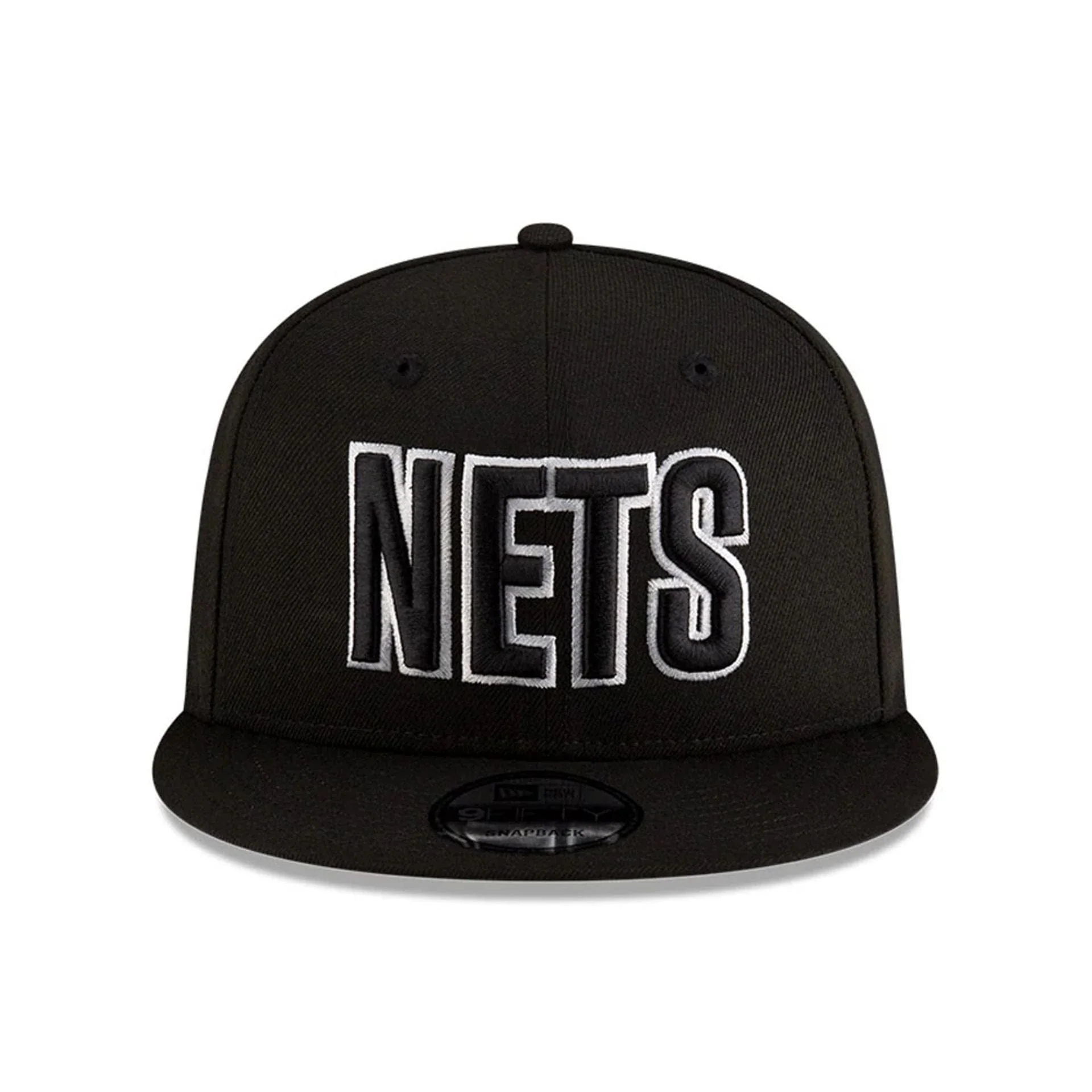 Brooklyn Nets NBA Statement Black 9FIFTY Snapback Adjustable Cap - Image 3