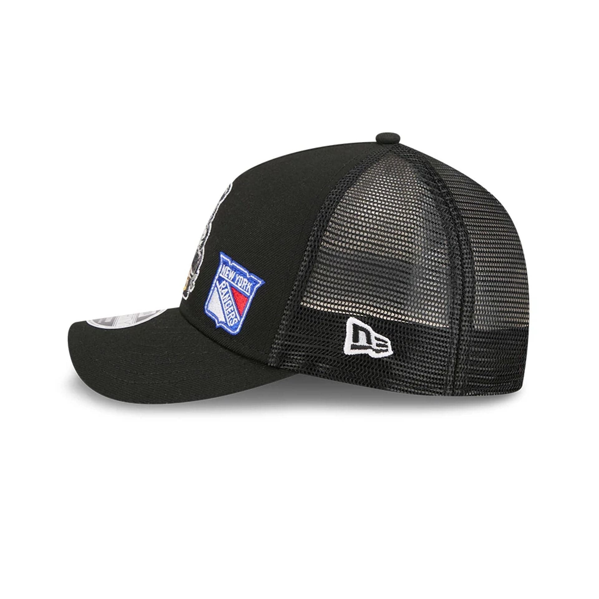 Bruins NHL Stanley Cup Black 9FORTY M-Crown A-Frame Trucker Adjustable Cap - Image 5