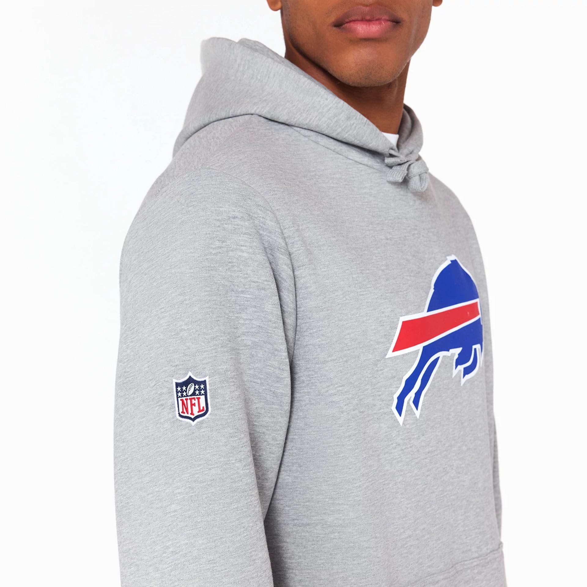 Buffalo Bills NFL Grey Pullover Hoodie - Image 4