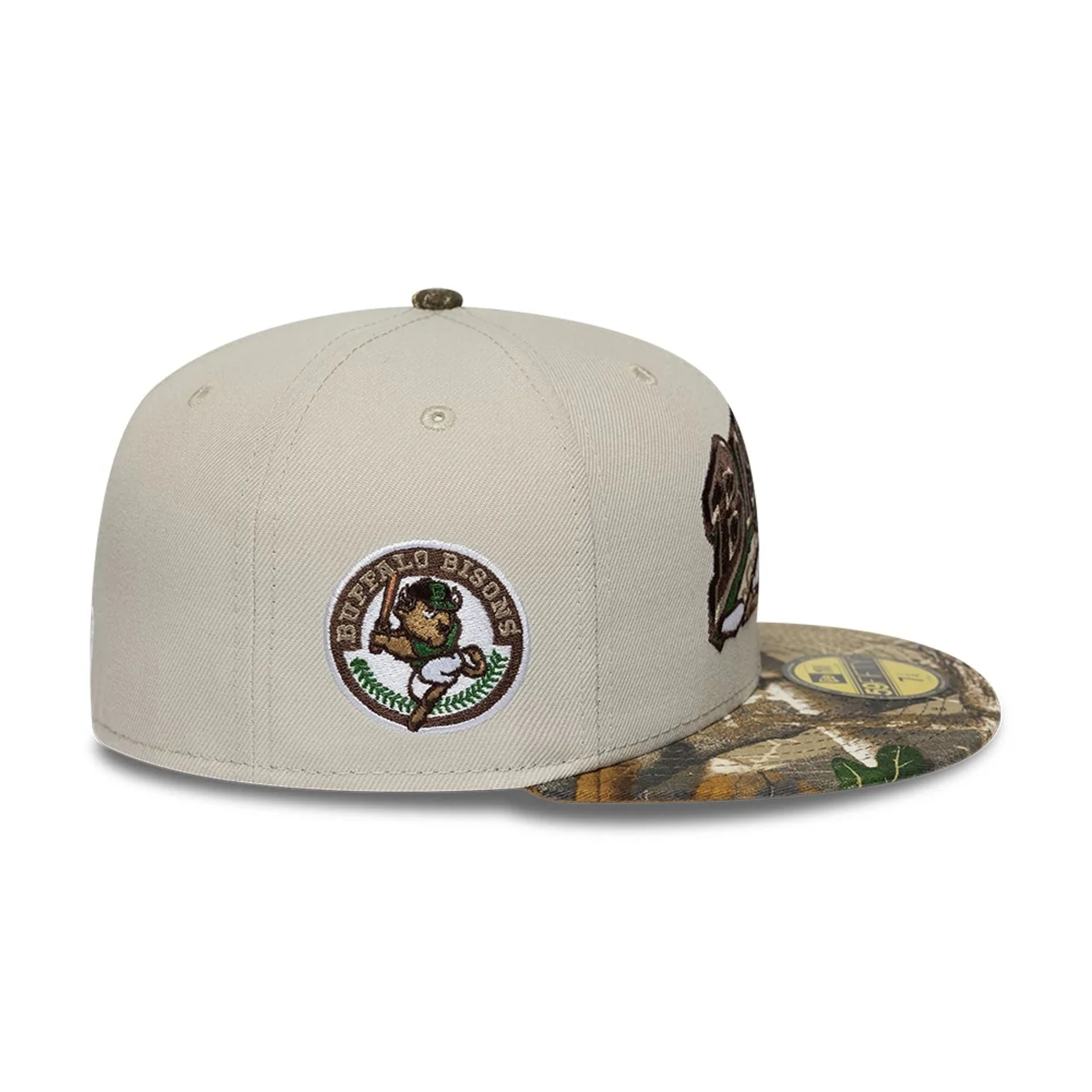 Buffalo Bisons MiLB Hometown Beige 59FIFTY Fitted Cap - Image 6