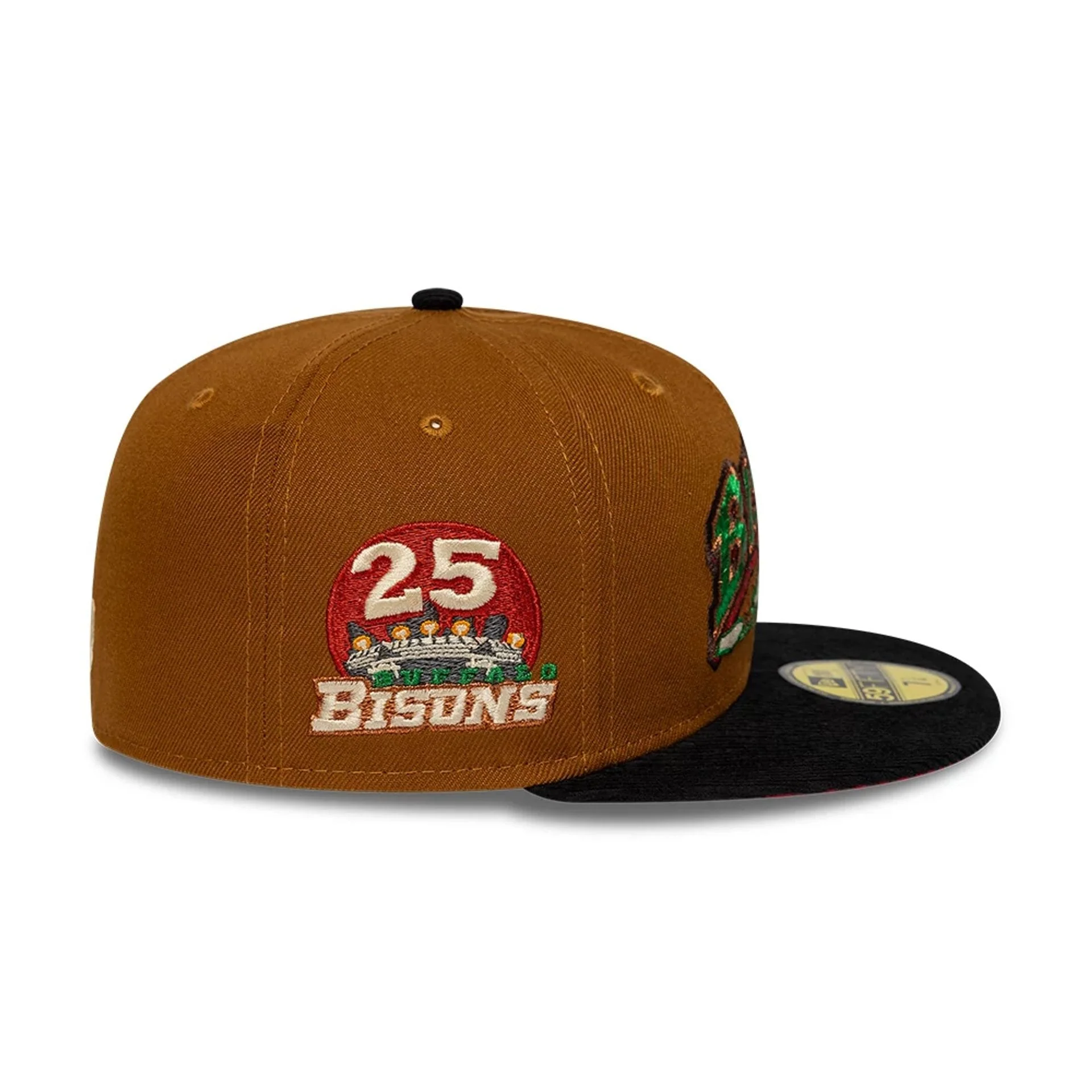 Buffalo Bisons MiLB Hometown Brown 59FIFTY Fitted Cap - Image 6