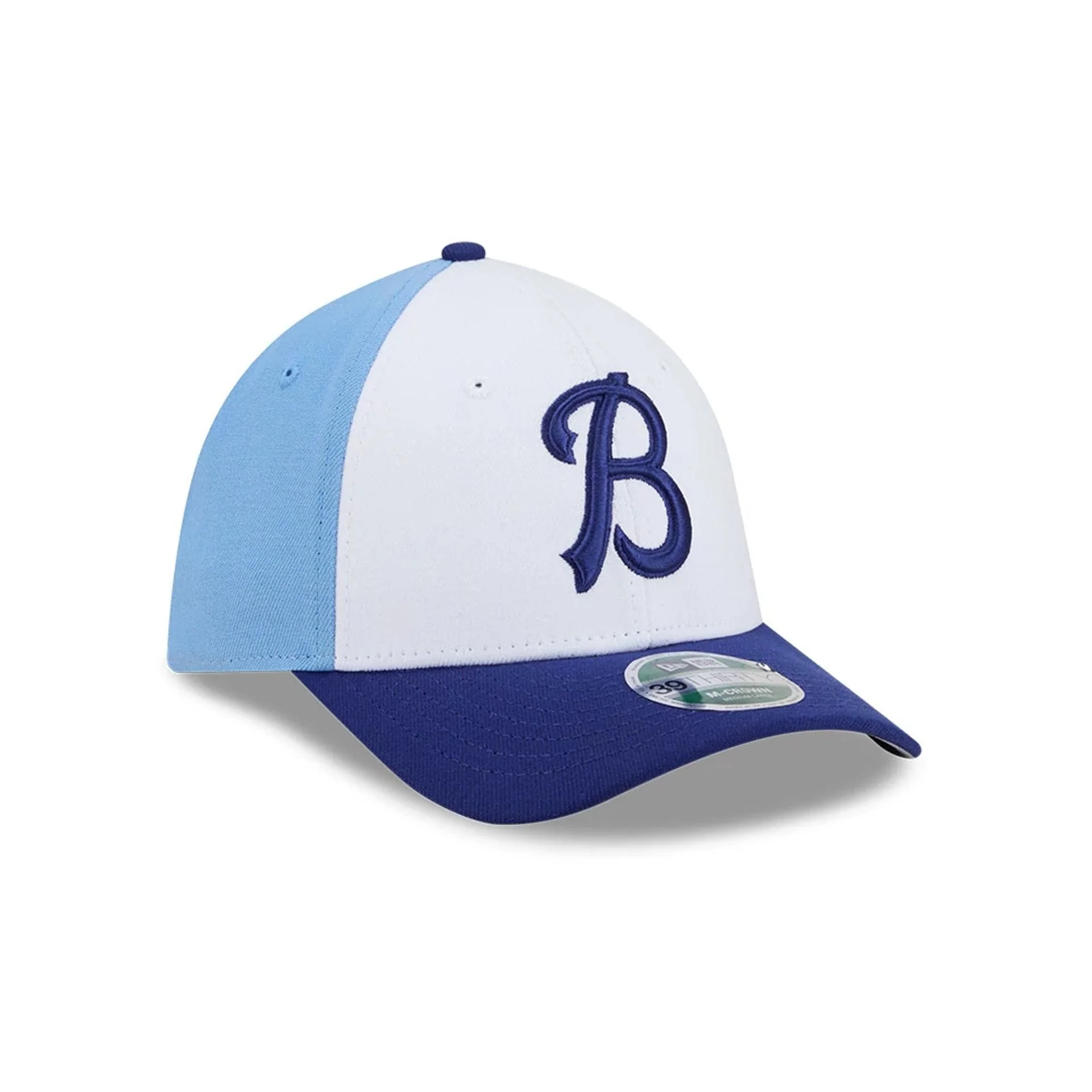 Buffalo Bisons MiLB On Field Blue 39THIRTY M-Crown Stretch Fit Cap - Image 4