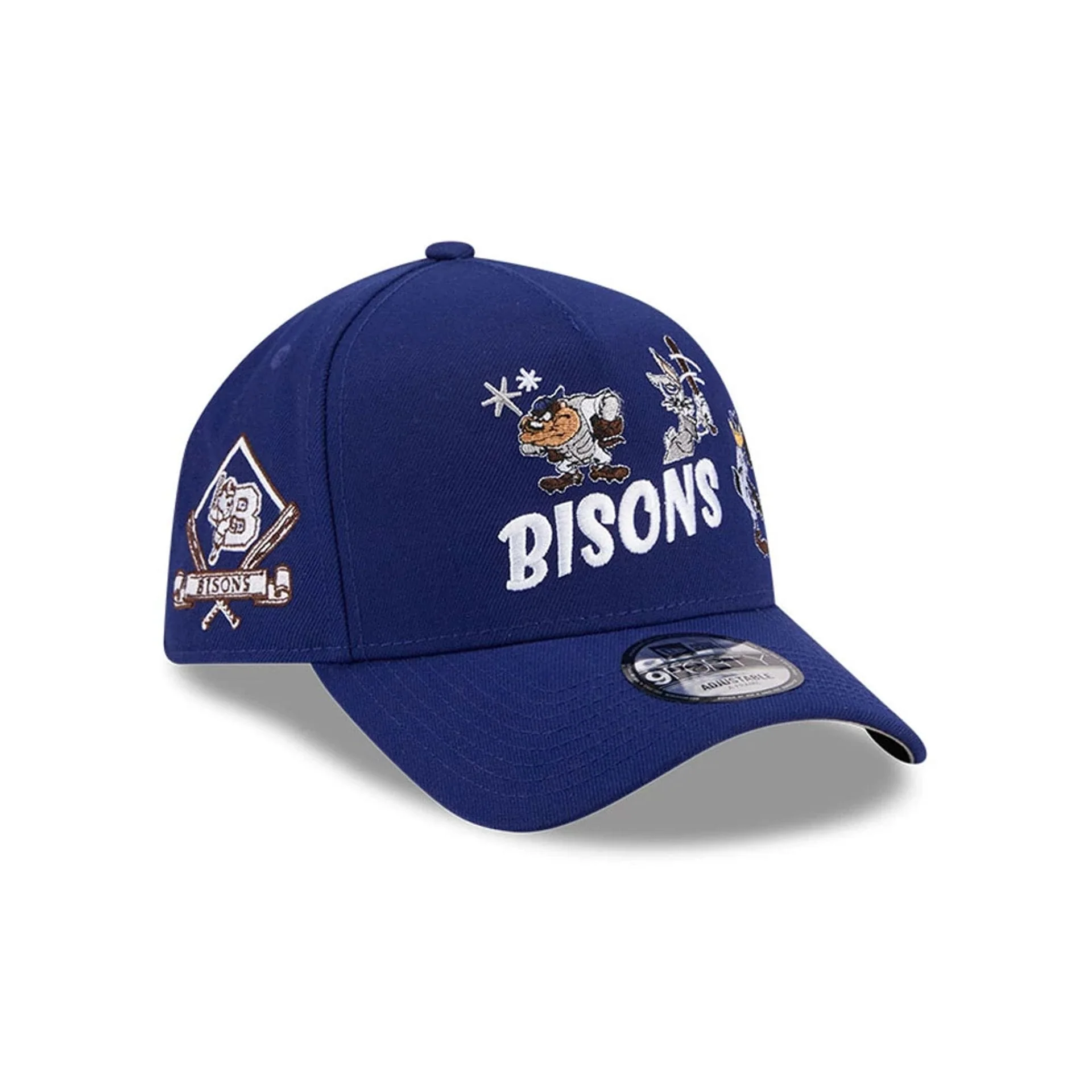 Buffalo Bisons MiLB X Looney Tunes Dark Blue 9FORTY A-Frame Adjustable Cap - Image 4