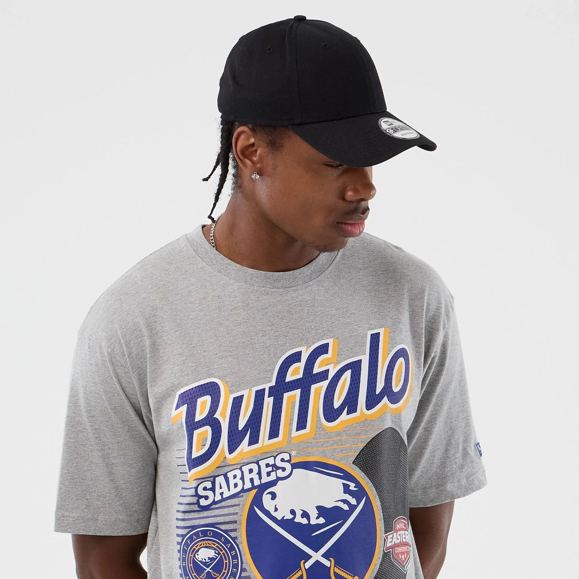 Buffalo Sabres NHL Sport Classic Grey T-Shirt - Image 4