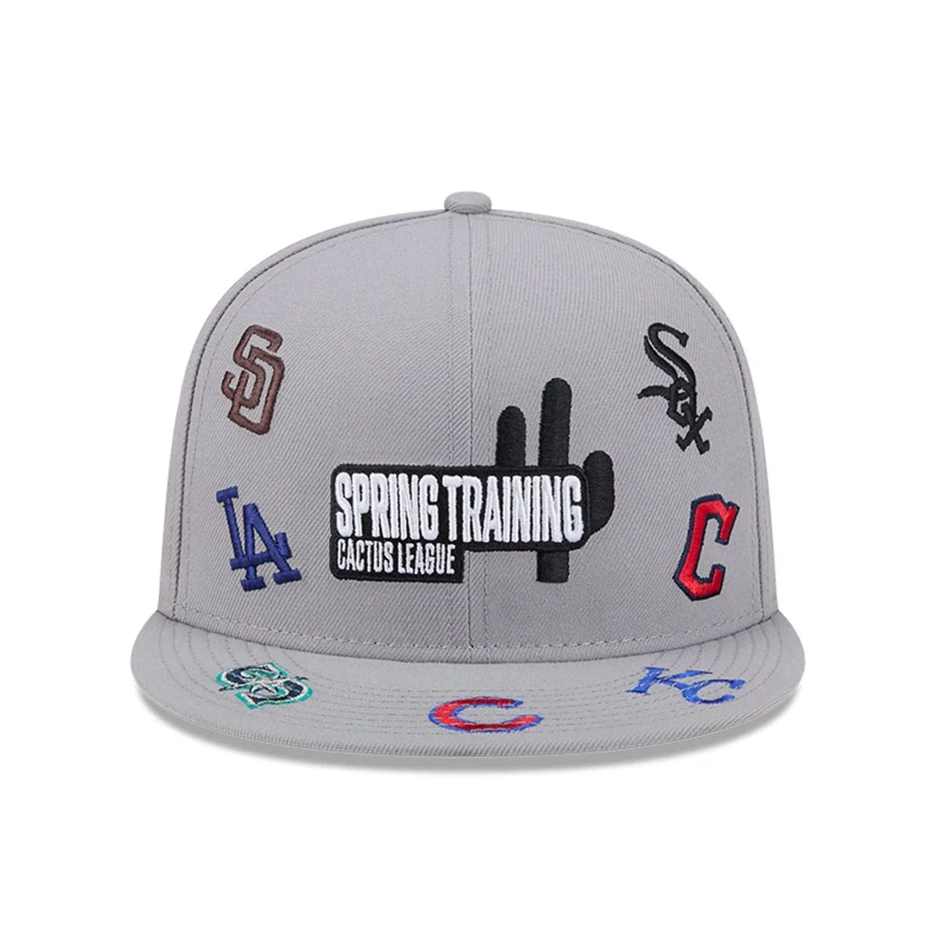 Cactus League Logo MLB Scattered Grey 9FIFTY Snapback Adjustable Cap - Image 2