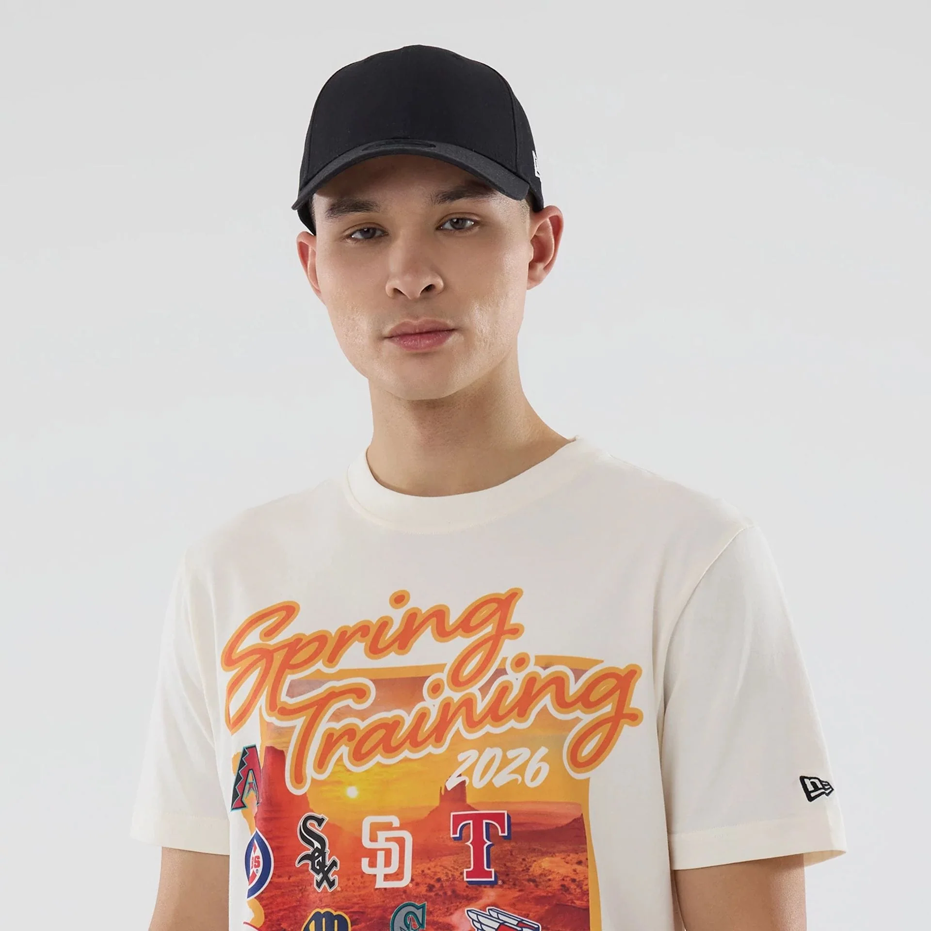 Cactus League Logo MLB Spring Training 2026 Cream T-Shirt - Image 3