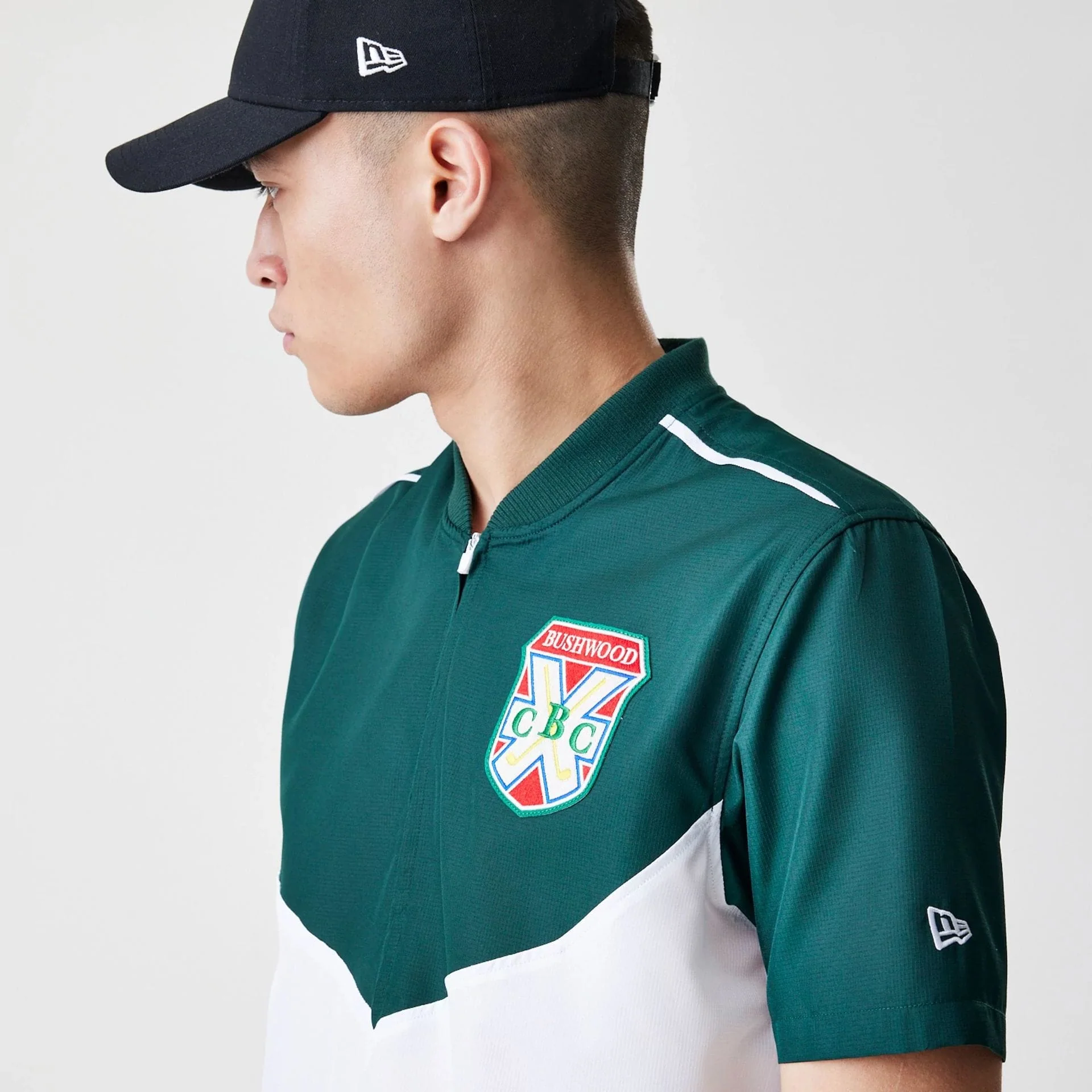 Caddyshack BushWood White 1/4 Zip Polo T-Shirt - Image 6