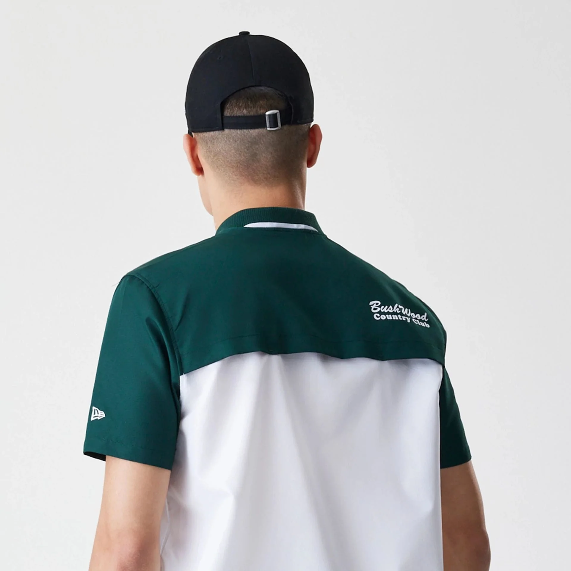 Caddyshack BushWood White 1/4 Zip Polo T-Shirt - Image 7
