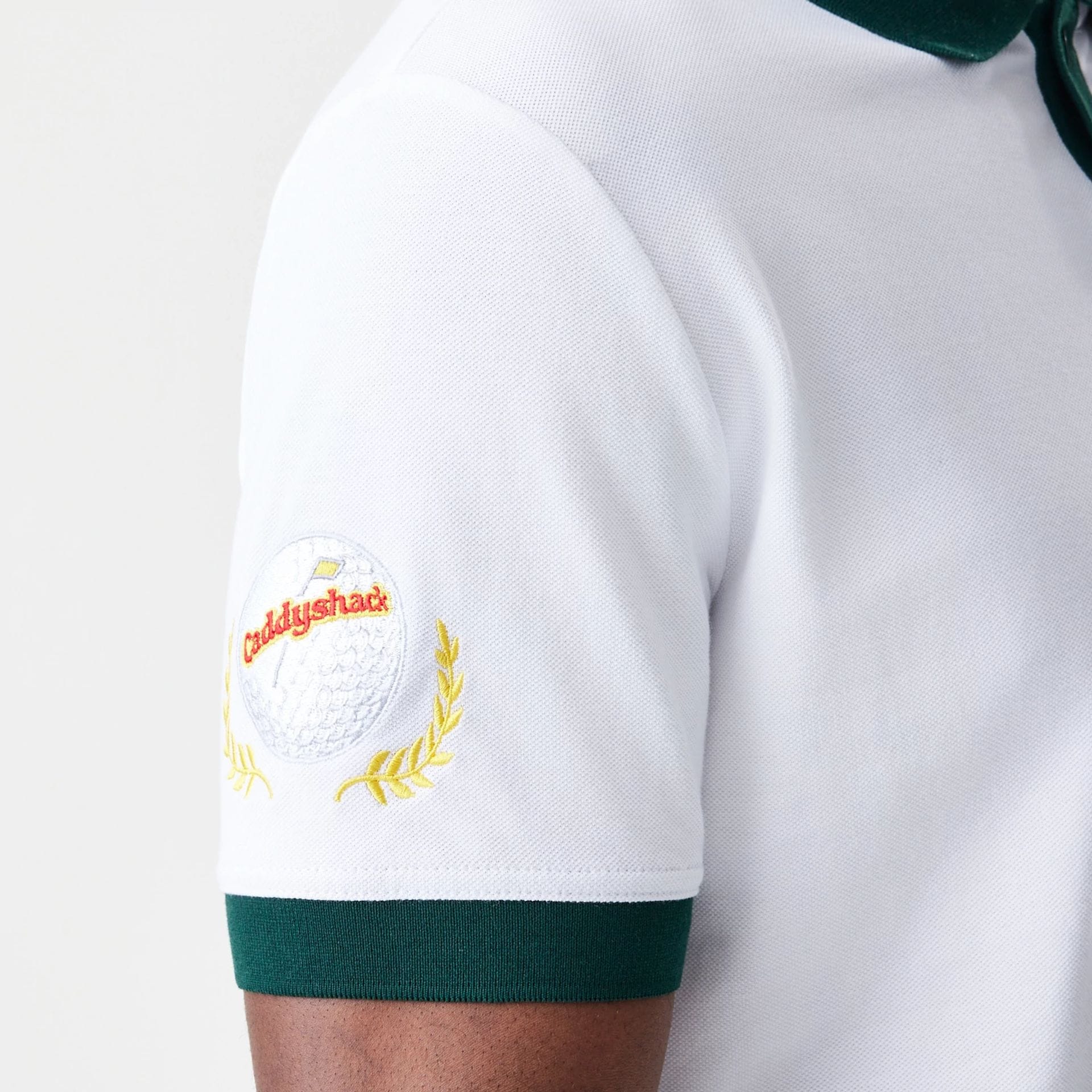 Caddyshack BushWood White Polo T-Shirt - Image 5