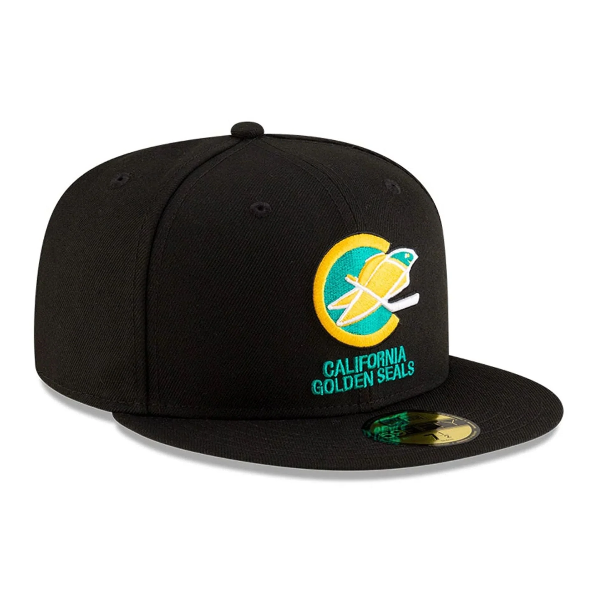 California Golden Seals NHL Basic Black 59FIFTY Fitted Cap - Image 4
