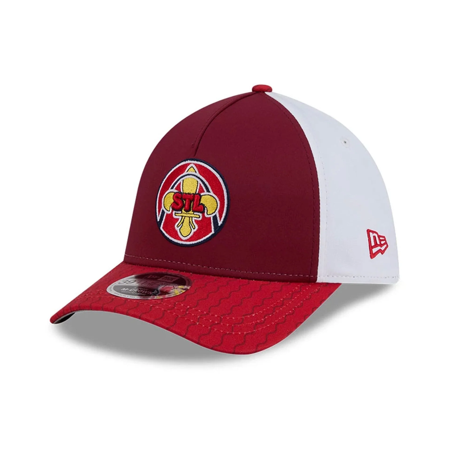 Cardinals MLB City Connect Red 39THIRTY M-Crown A-Frame Stretch Fit Cap - Image 4