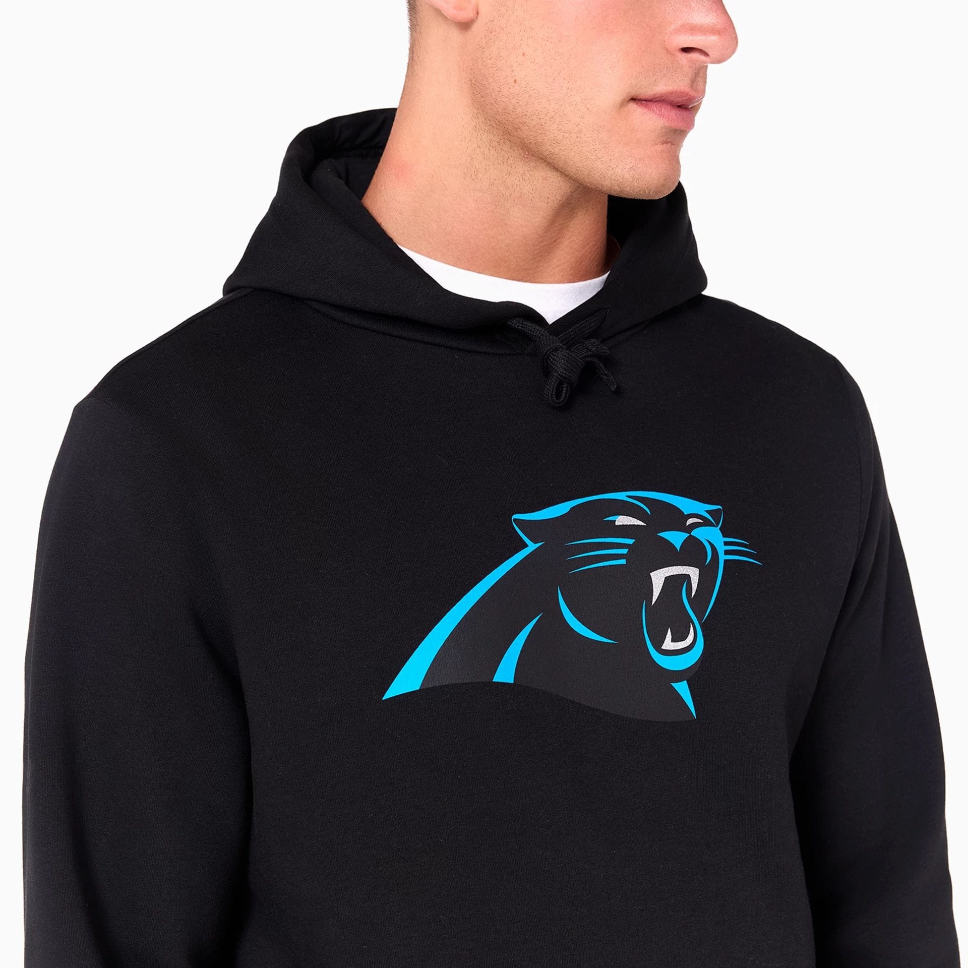 Carolina Panthers NFL Black Pullover Hoodie - Image 3