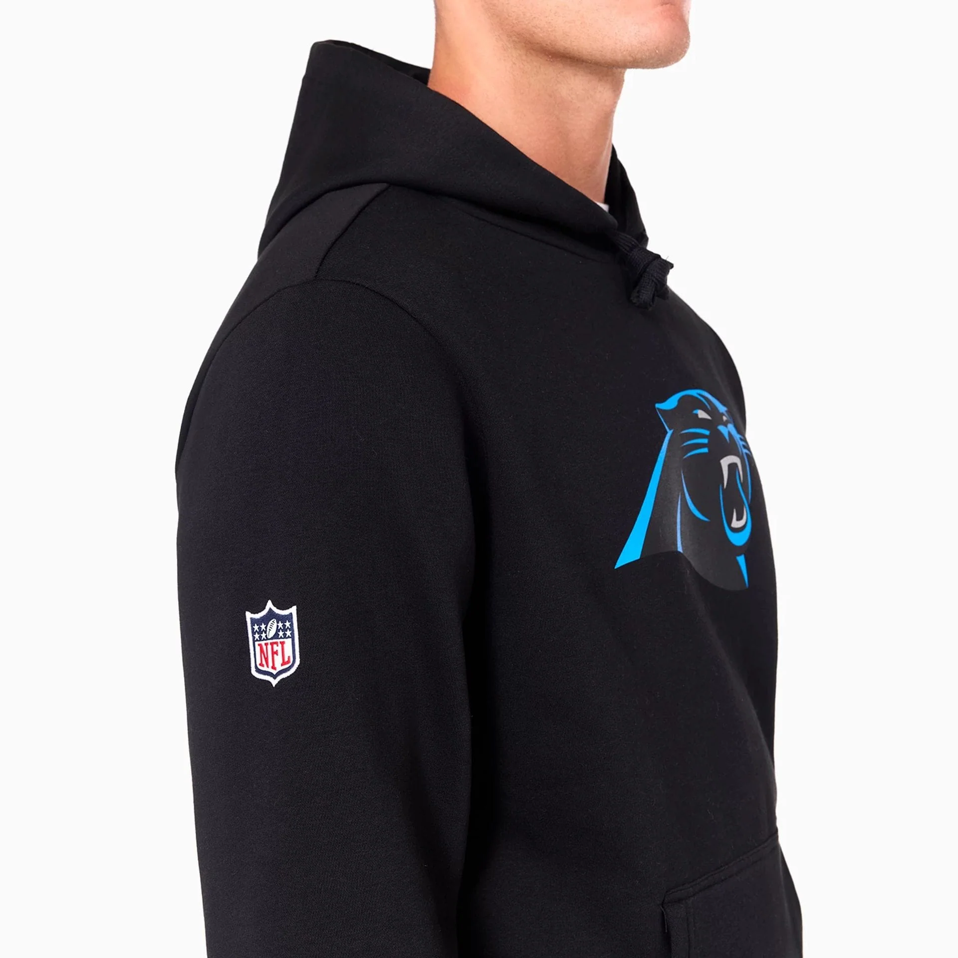 Carolina Panthers NFL Black Pullover Hoodie - Image 5