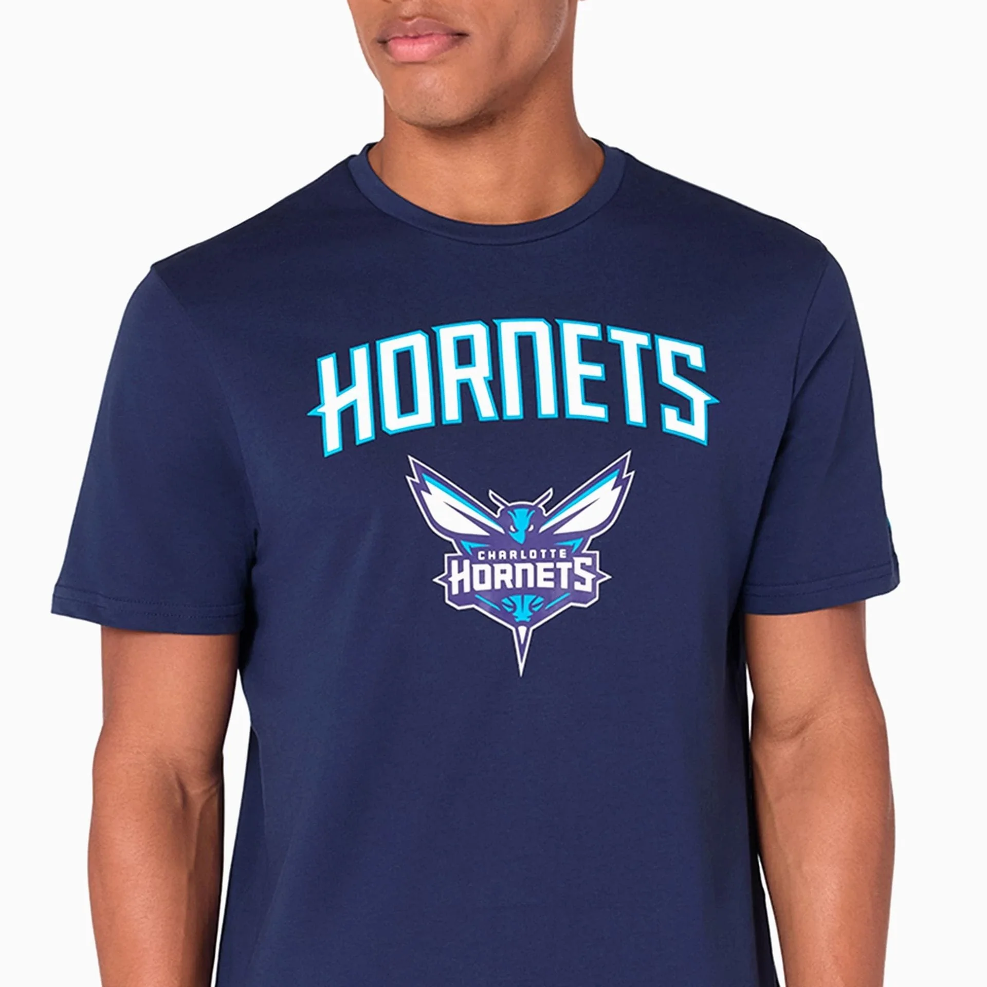 Charlotte Hornets NBA Navy T-Shirt - Image 2