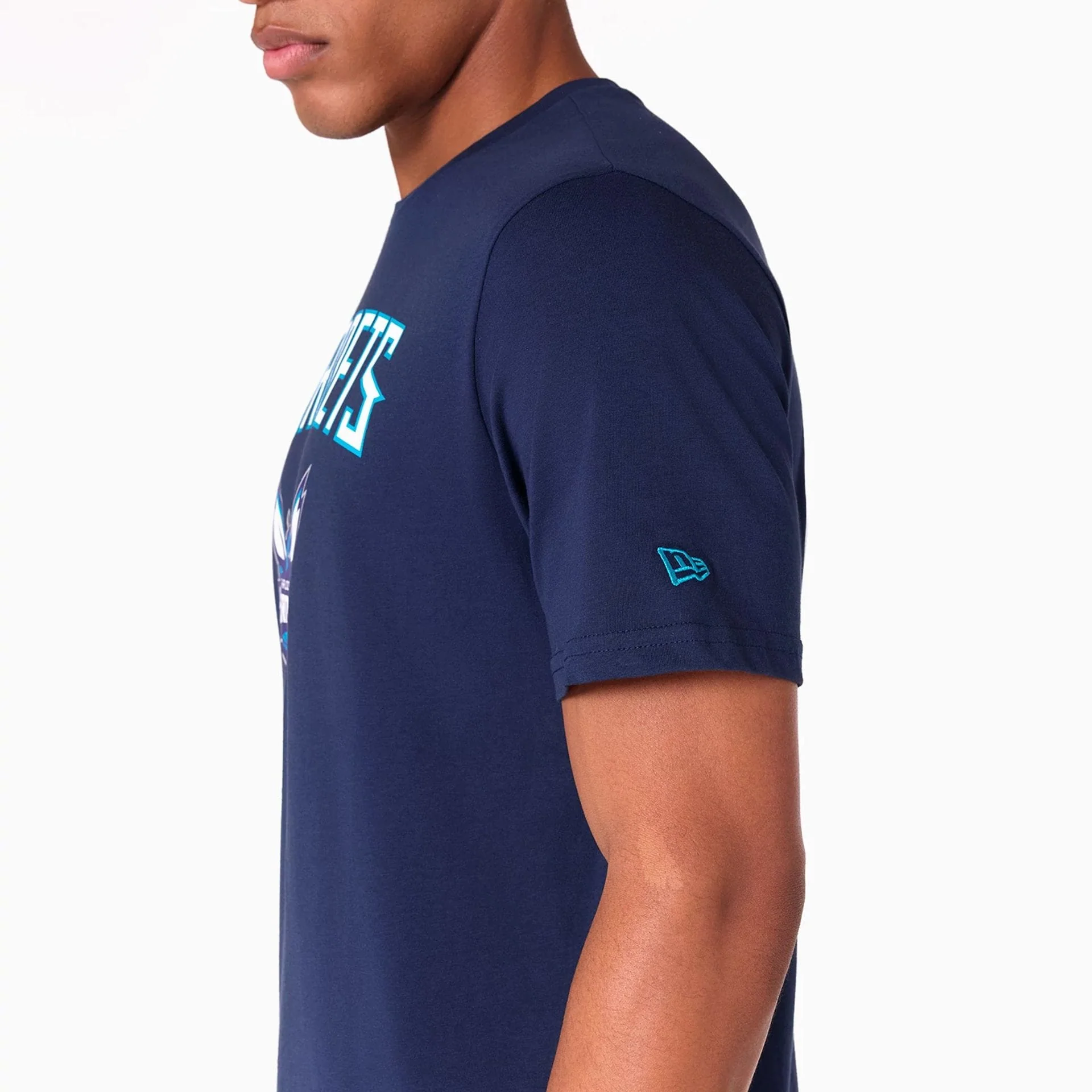 Charlotte Hornets NBA Navy T-Shirt - Image 4