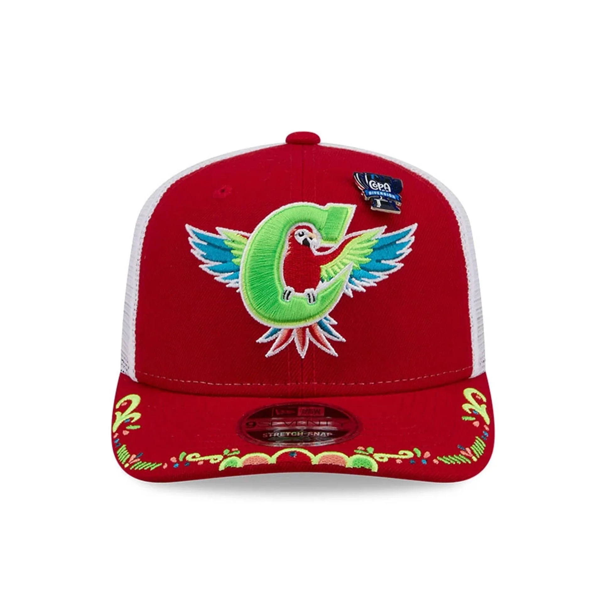 Charlotte Knights MiLB La Copa 2026 Red 9SEVENTY Stretch Snap Adjustable Cap - Image 3