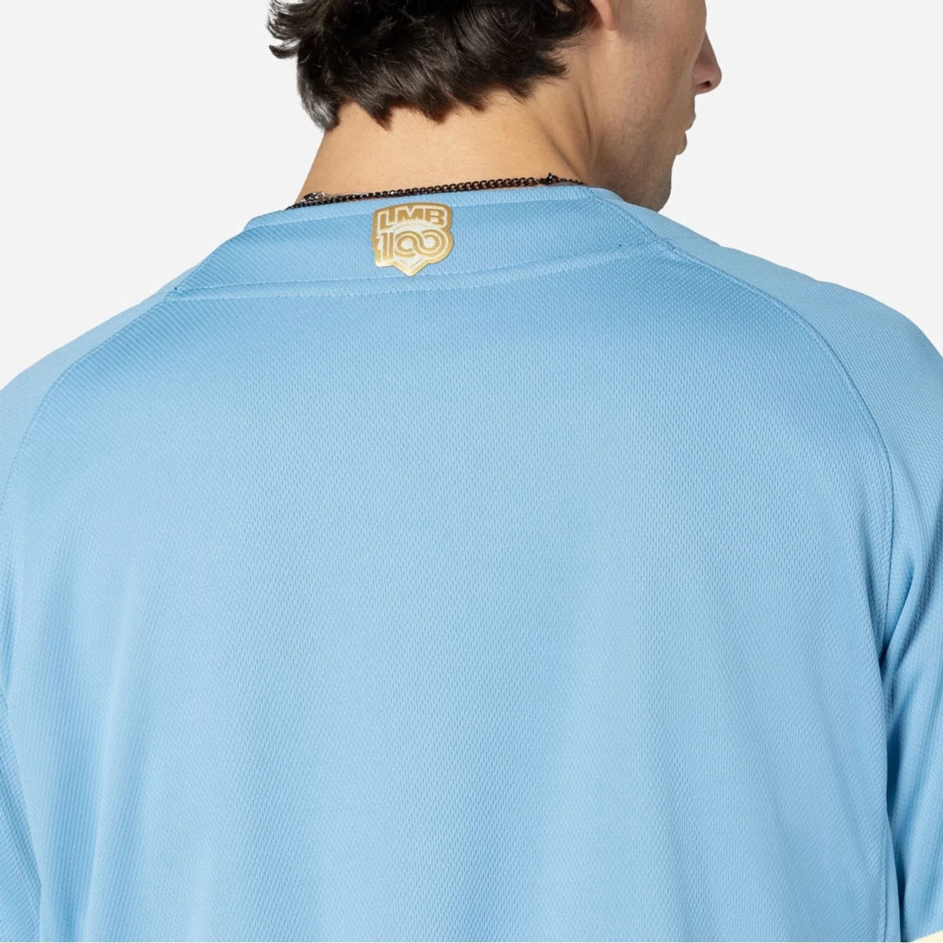Charros De Jalisco Mexico LMB On Field Pastel Blue On-Field Jersey - Image 6