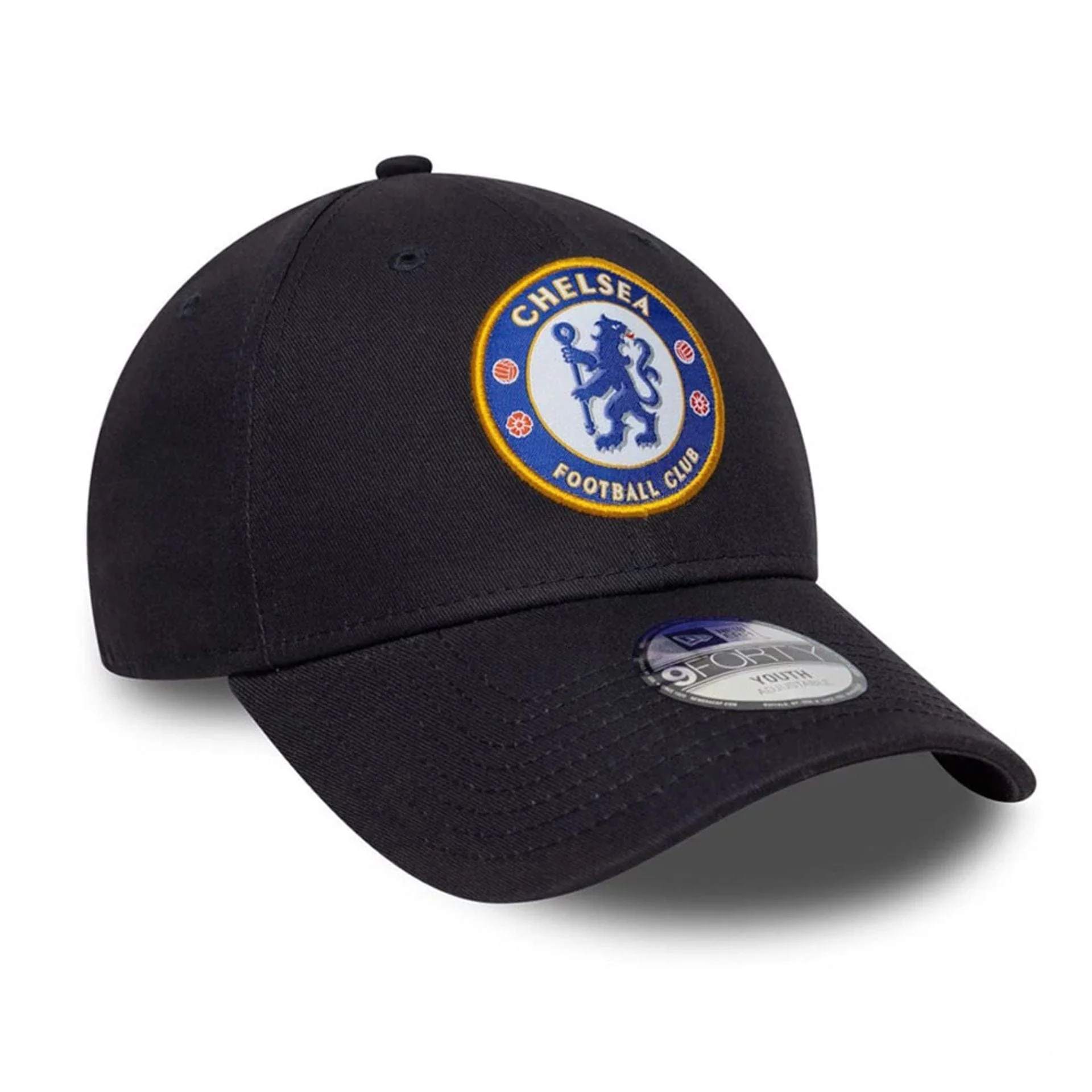 Chelsea FC Lion Crest Youth Core Blue 9FORTY Cap - Image 3