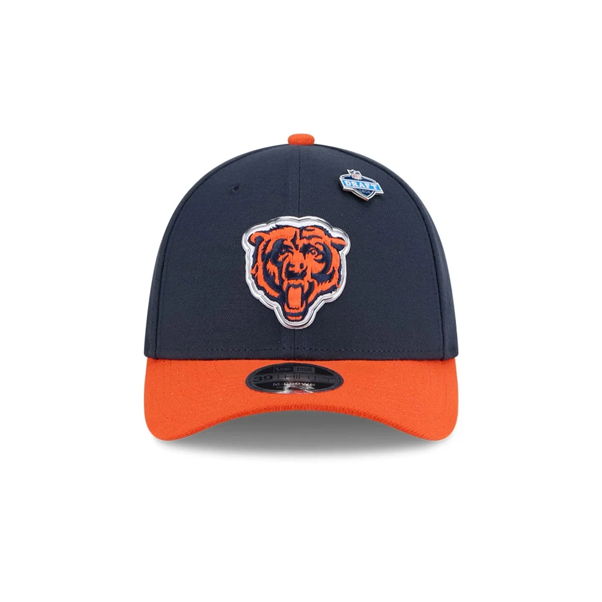 Chicago Bears NFL Draft 2026 Navy 39THIRTY M-Crown Stretch Fit Cap - Image 2
