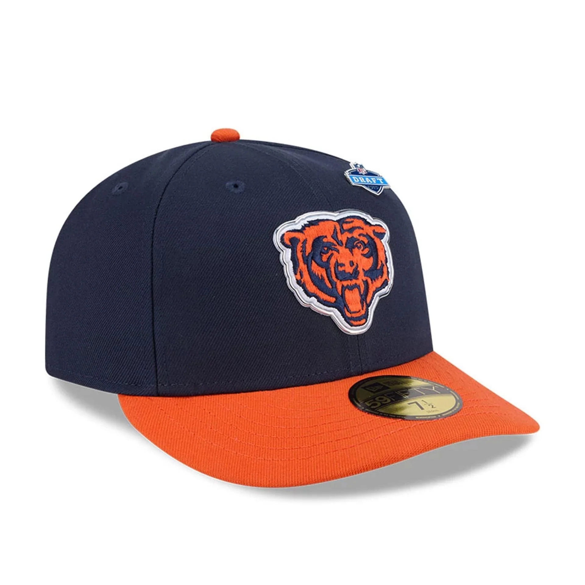 Chicago Bears NFL Draft 2026 Navy 59FIFTY Fitted Cap - Image 4