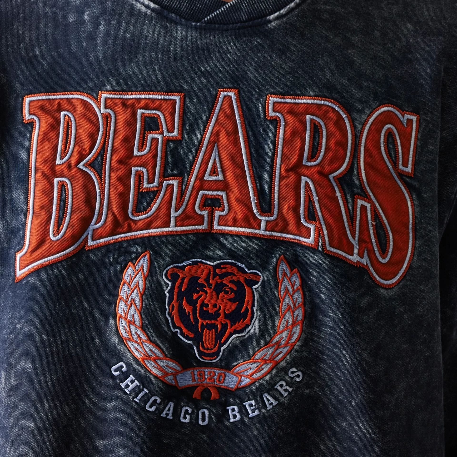 Chicago Bears NFL Navy Crew Neck Sweater - Image 3