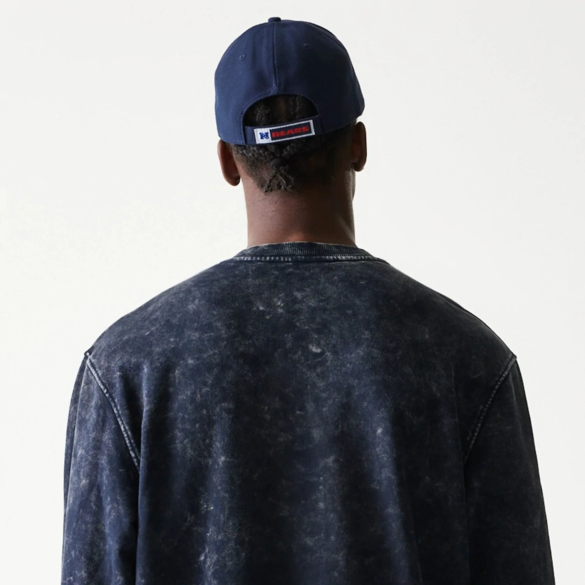 Chicago Bears NFL Navy Crew Neck Sweater - Image 8