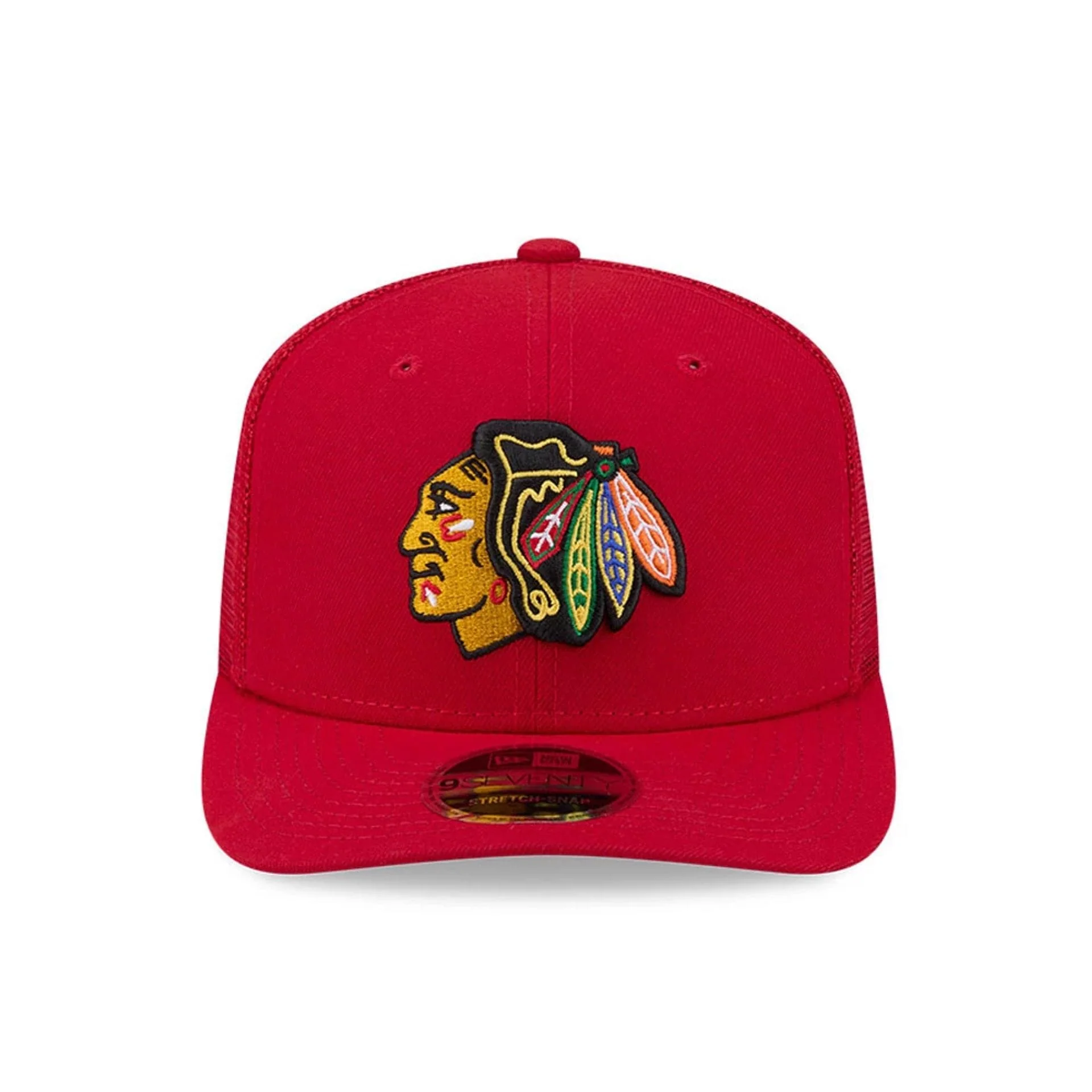 Chicago Blackhawks NHL Evergreen Red 9SEVENTY Stretch Snap Adjustable Cap - Image 3