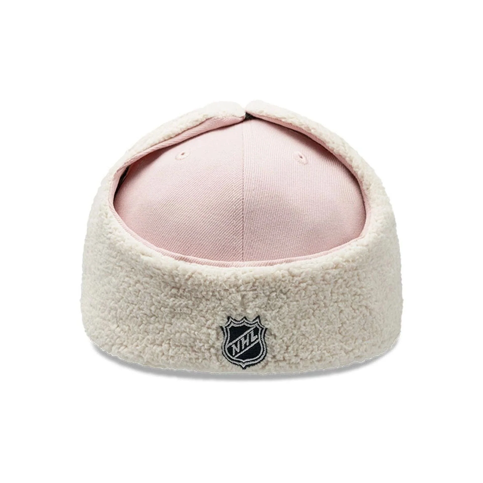 Chicago Blackhawks NHL Patch Pastel Pink Dogear 59FIFTY Fitted Cap - Image 5