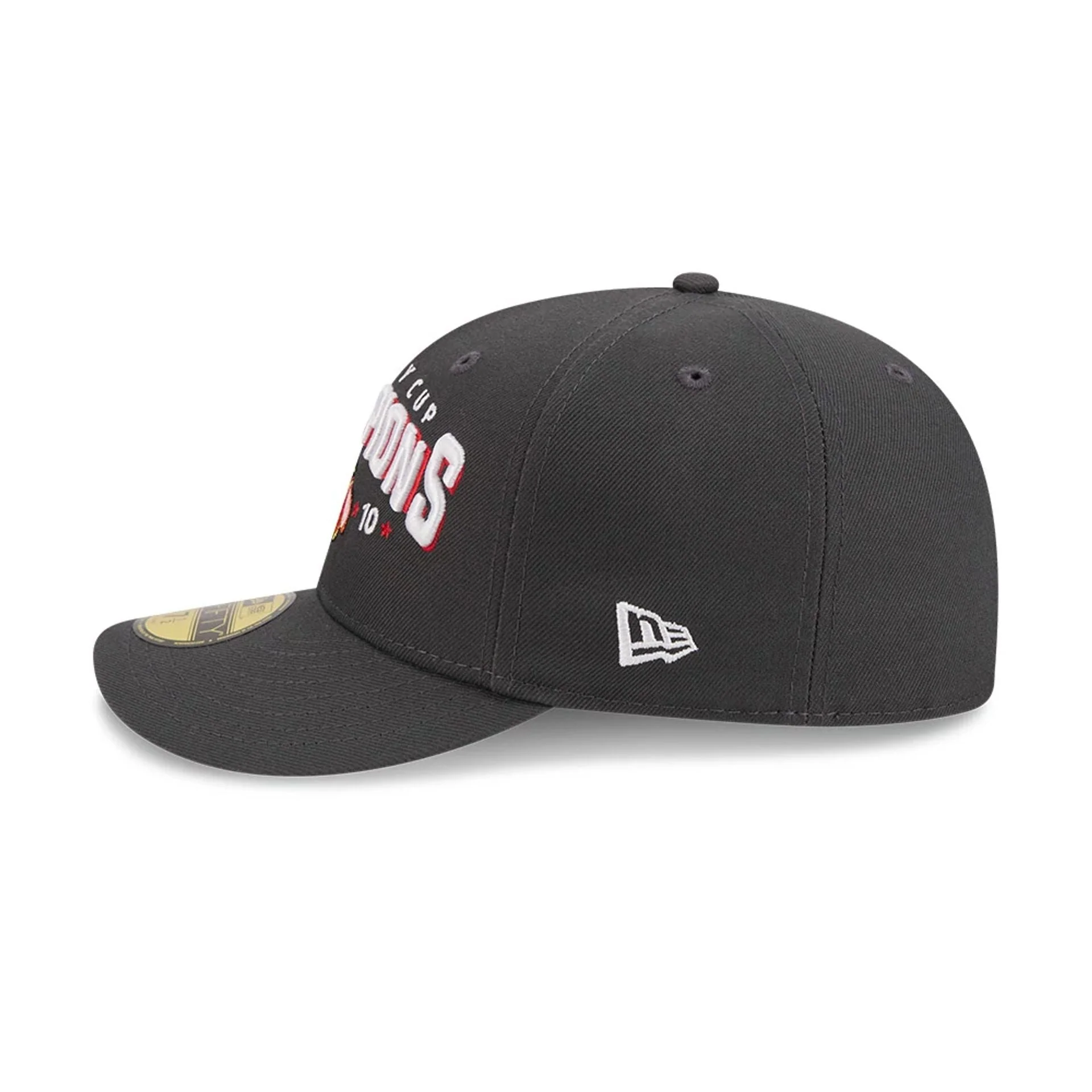 Chicago Blackhawks NHL Stanley Cup Champions Dark Grey 59FIFTY Fitted Cap - Image 6