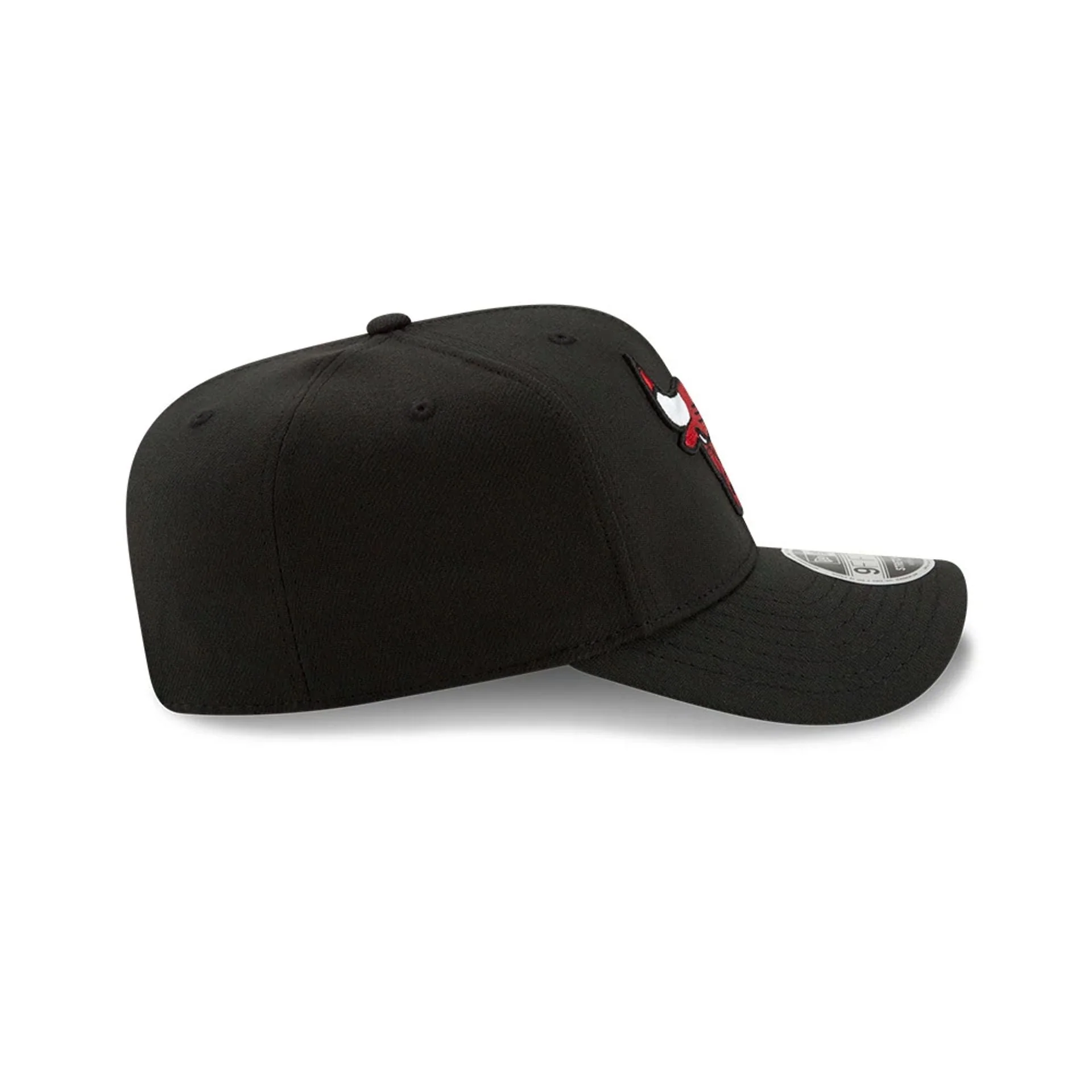 Chicago Bulls Black 9FIFTY Stretch Snap Cap - Image 3