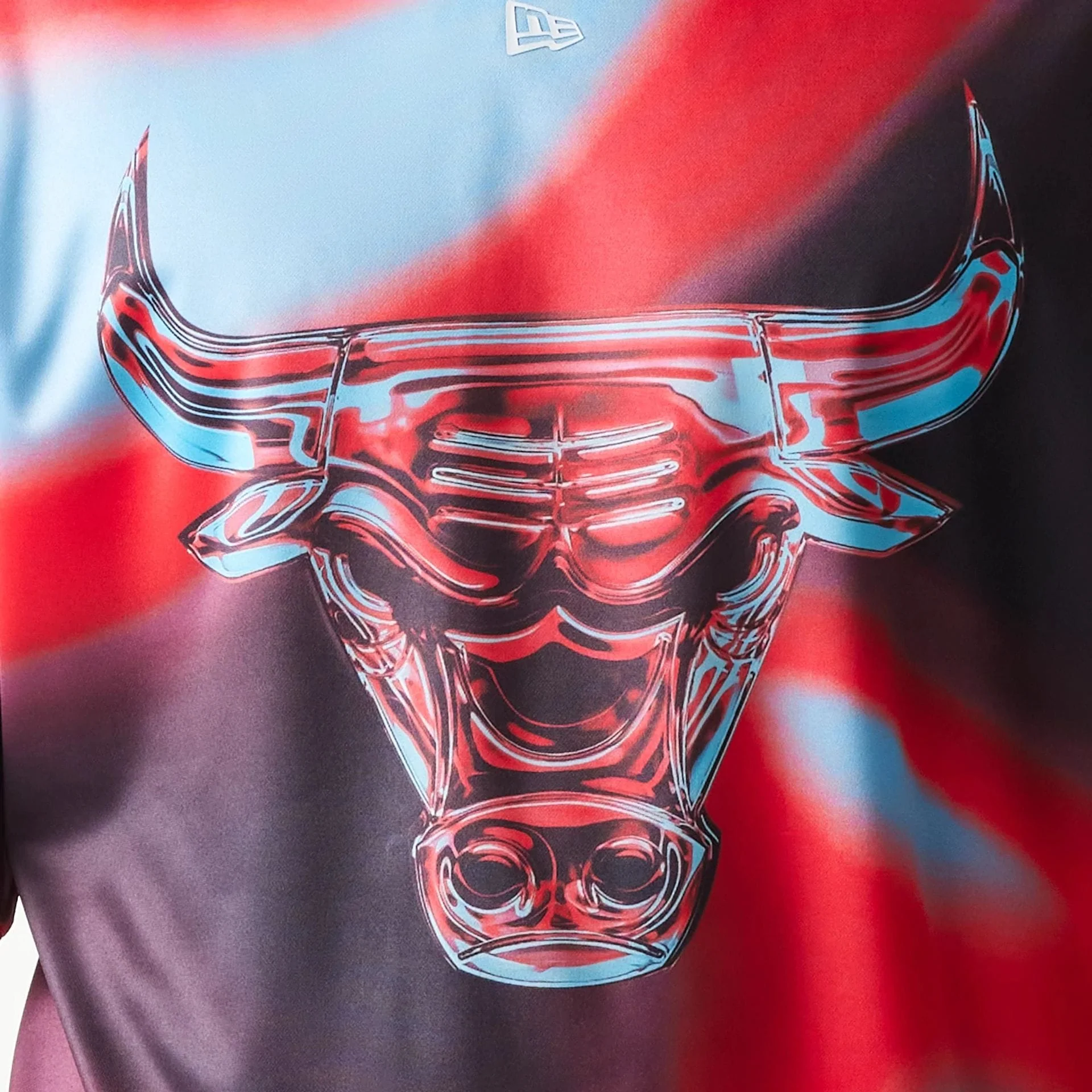 Chicago Bulls NBA All Over Print Red T-Shirt - Image 5