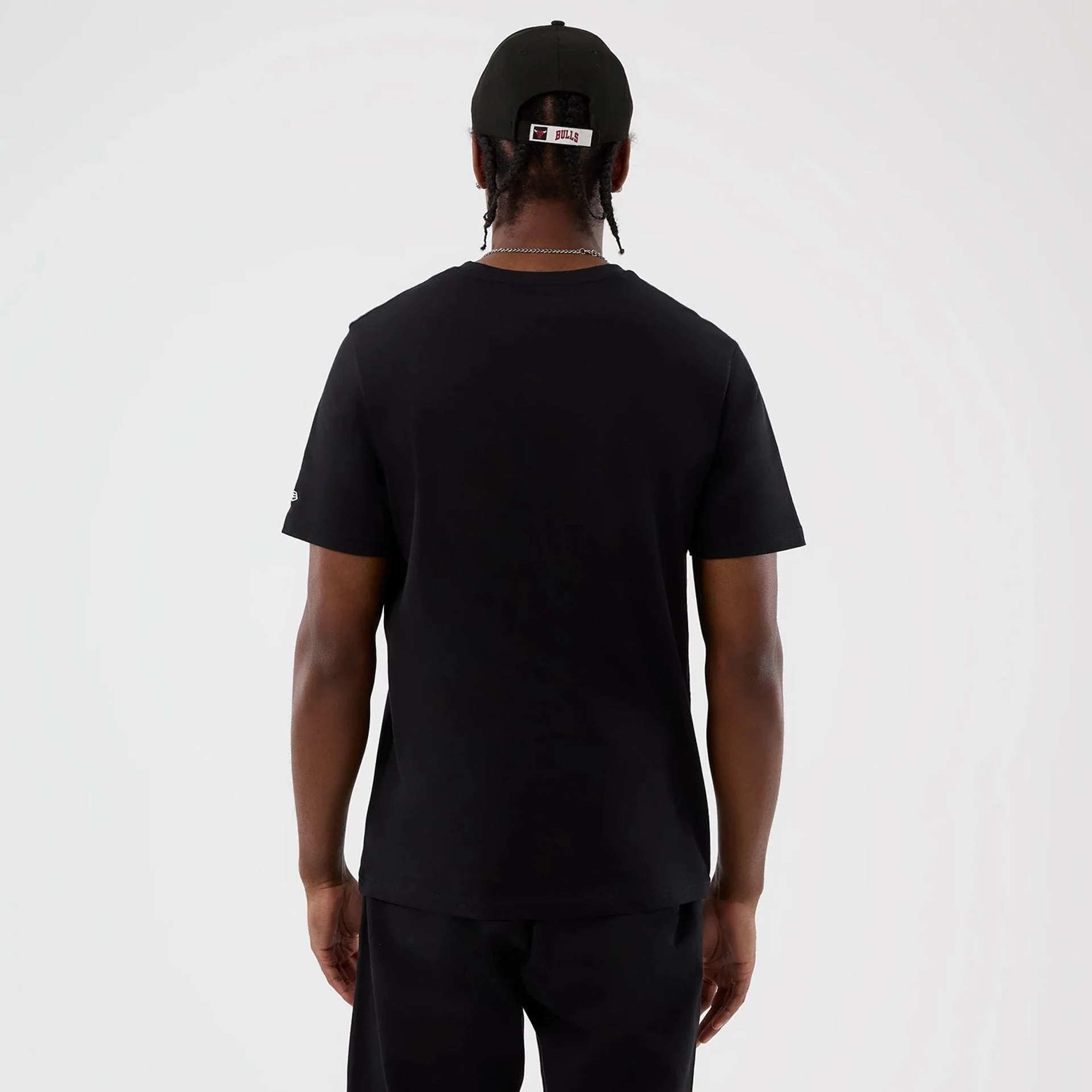 Chicago Bulls NBA Back To School Black T-Shirt - Image 2