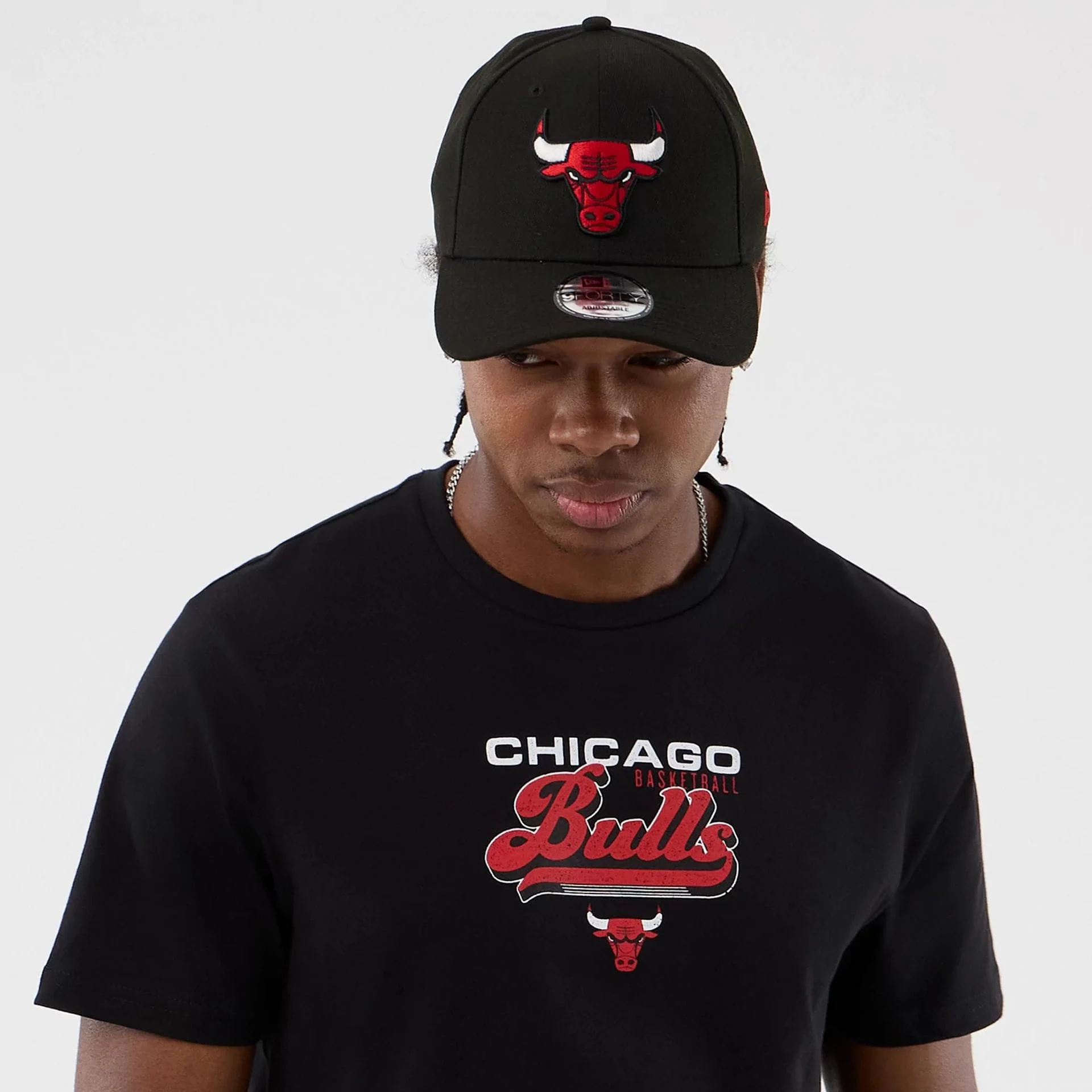 Chicago Bulls NBA Back To School Black T-Shirt - Image 6