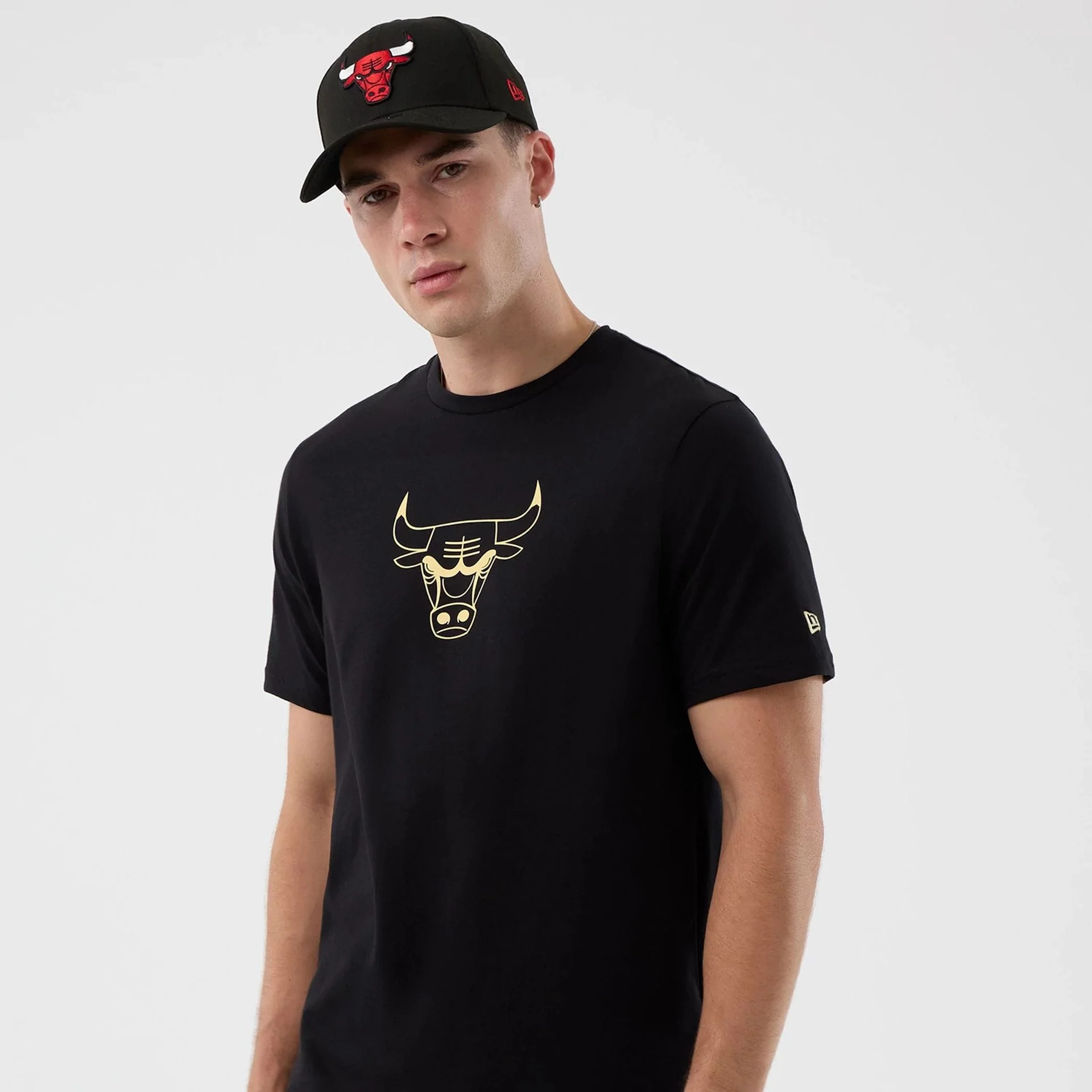 Chicago Bulls NBA Back To School Black T-Shirt - Image 3