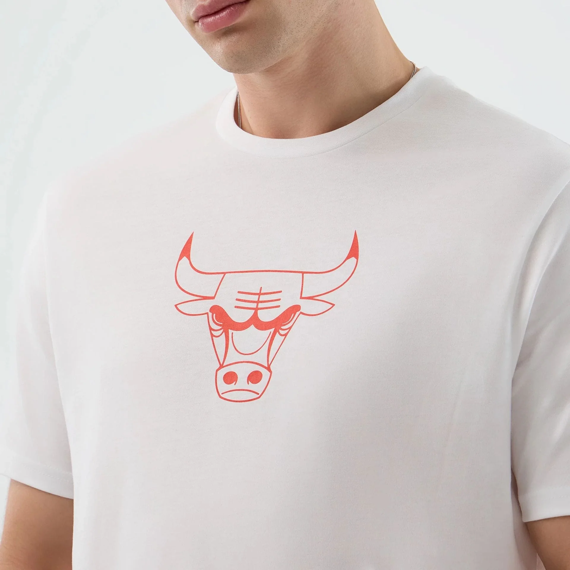 Chicago Bulls NBA Back To School White T-Shirt - Image 4