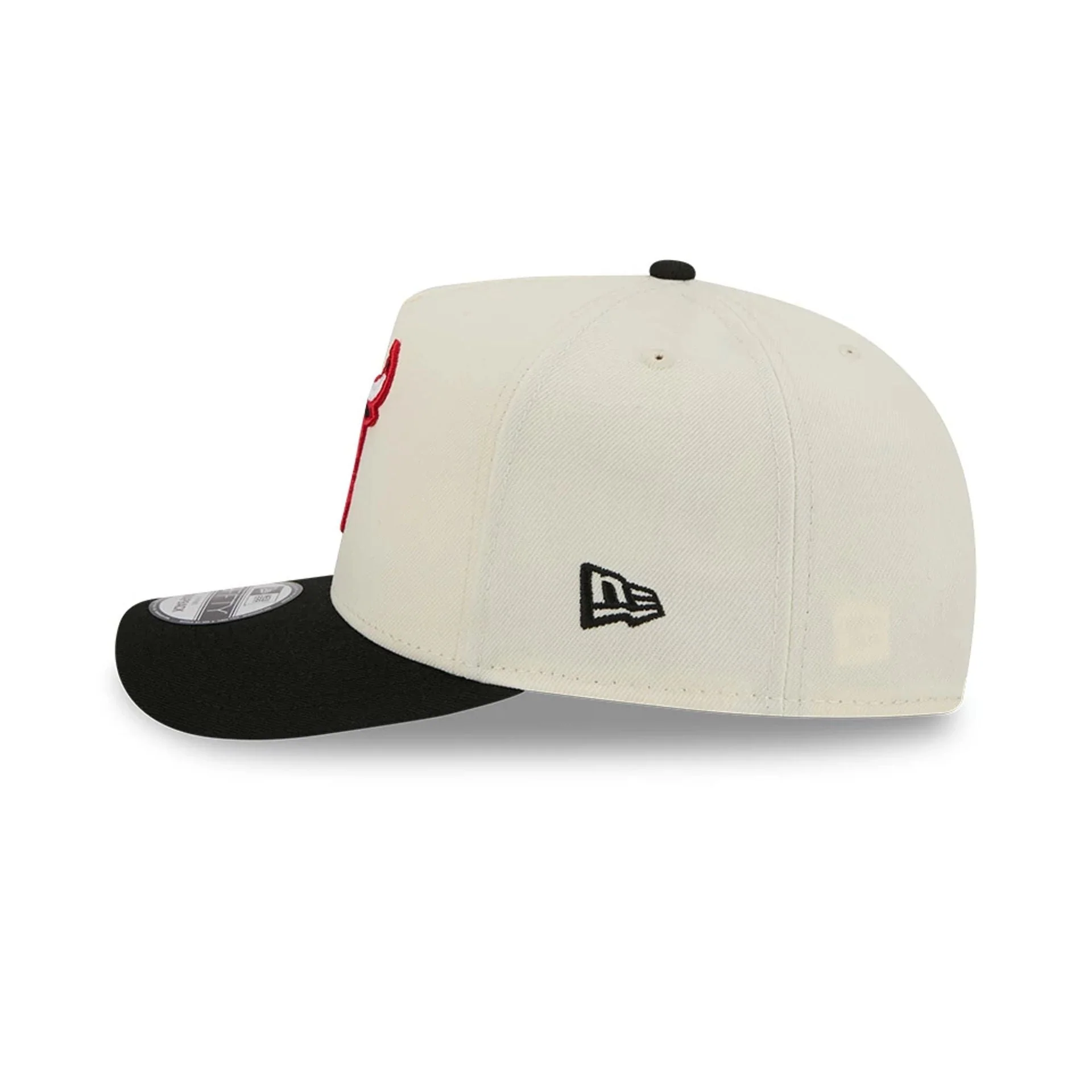 Chicago Bulls NBA Black 9FIFTY A-Frame Snapback Adjustable Cap - Image 5