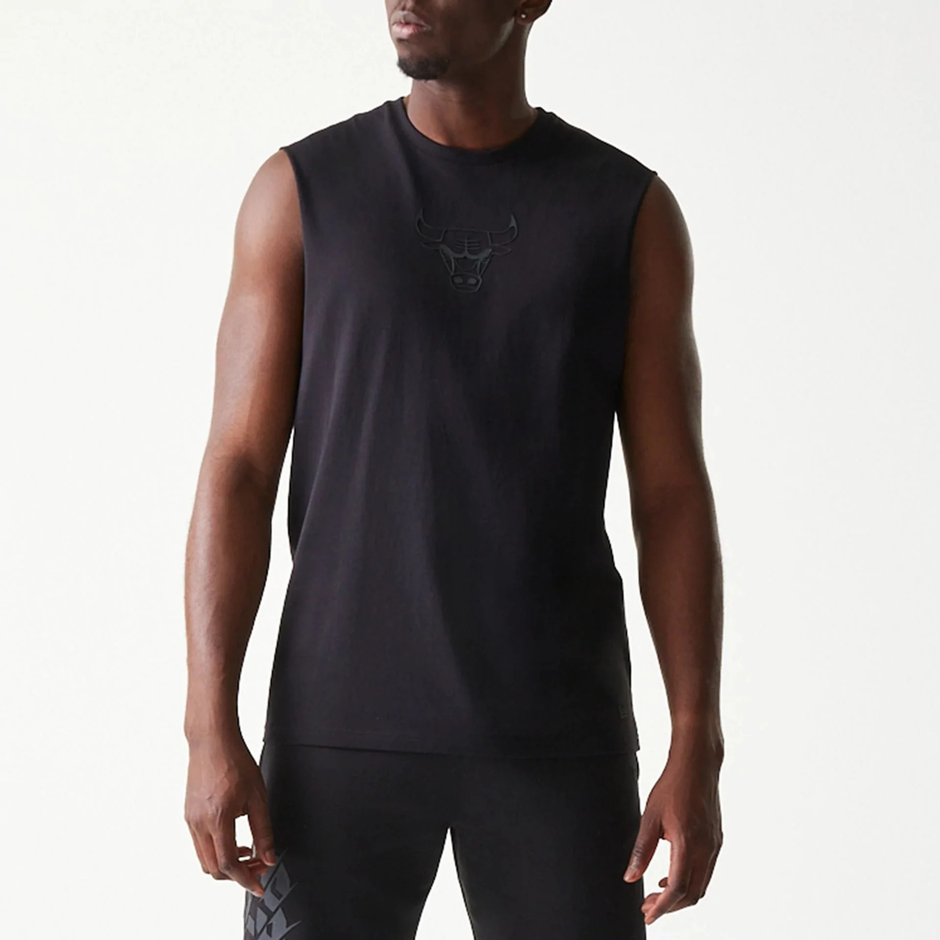 Chicago Bulls NBA Black Sleeveless T-Shirt - Image 3