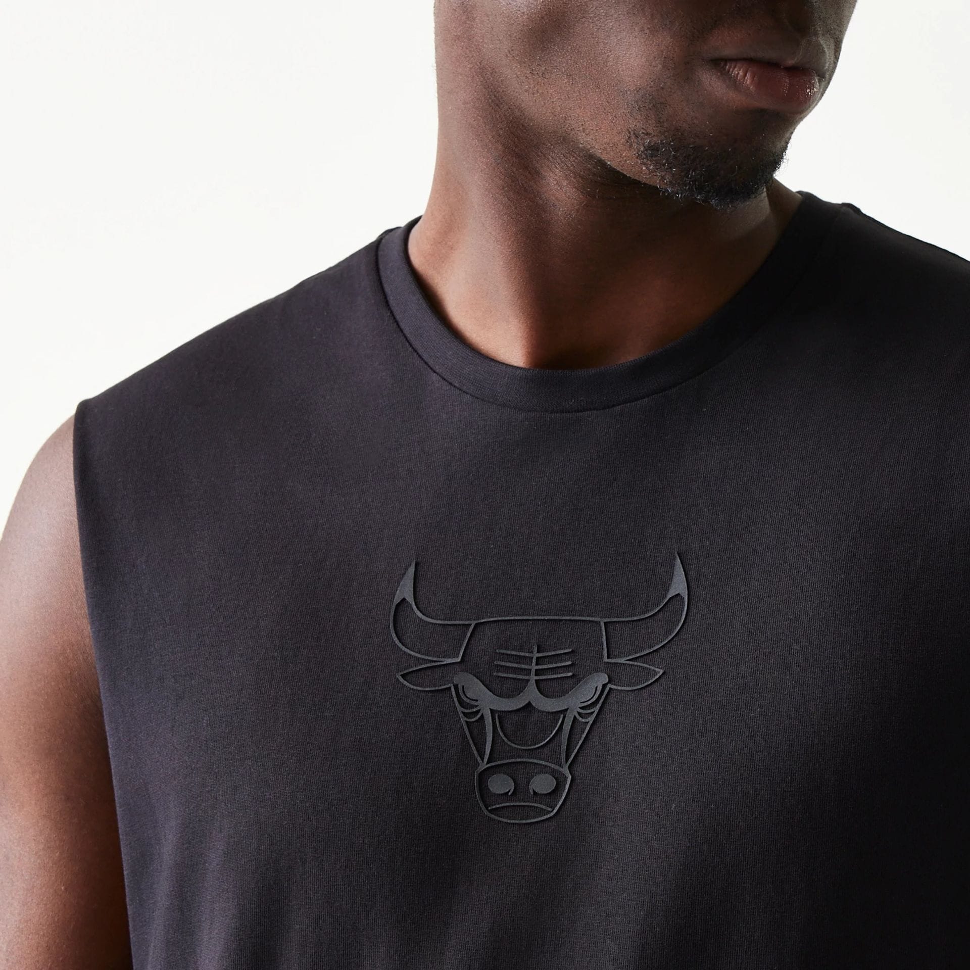 Chicago Bulls NBA Black Sleeveless T-Shirt - Image 4