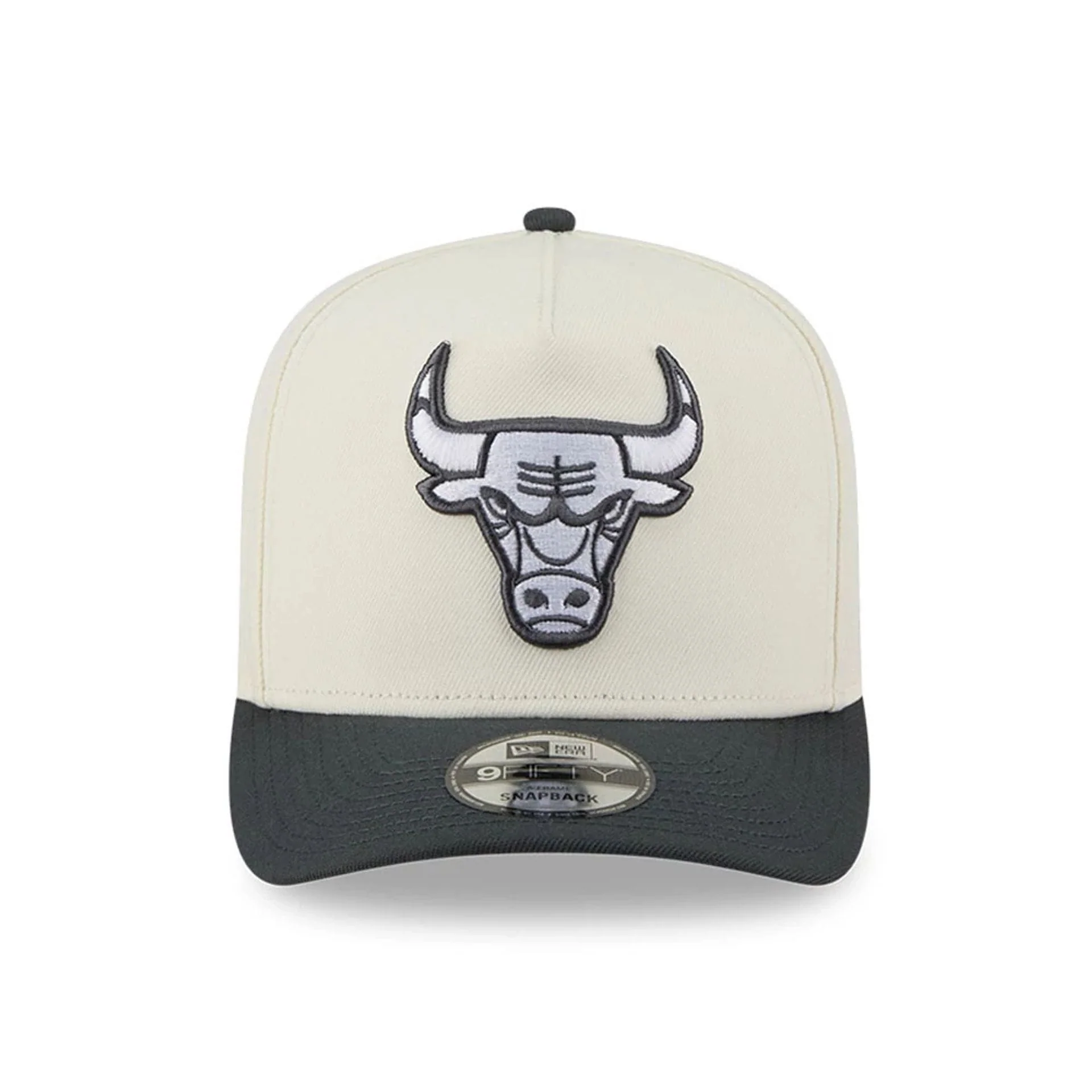 Chicago Bulls NBA Chrome Cream 9FIFTY A-Frame Snapback Adjustable Cap - Image 3