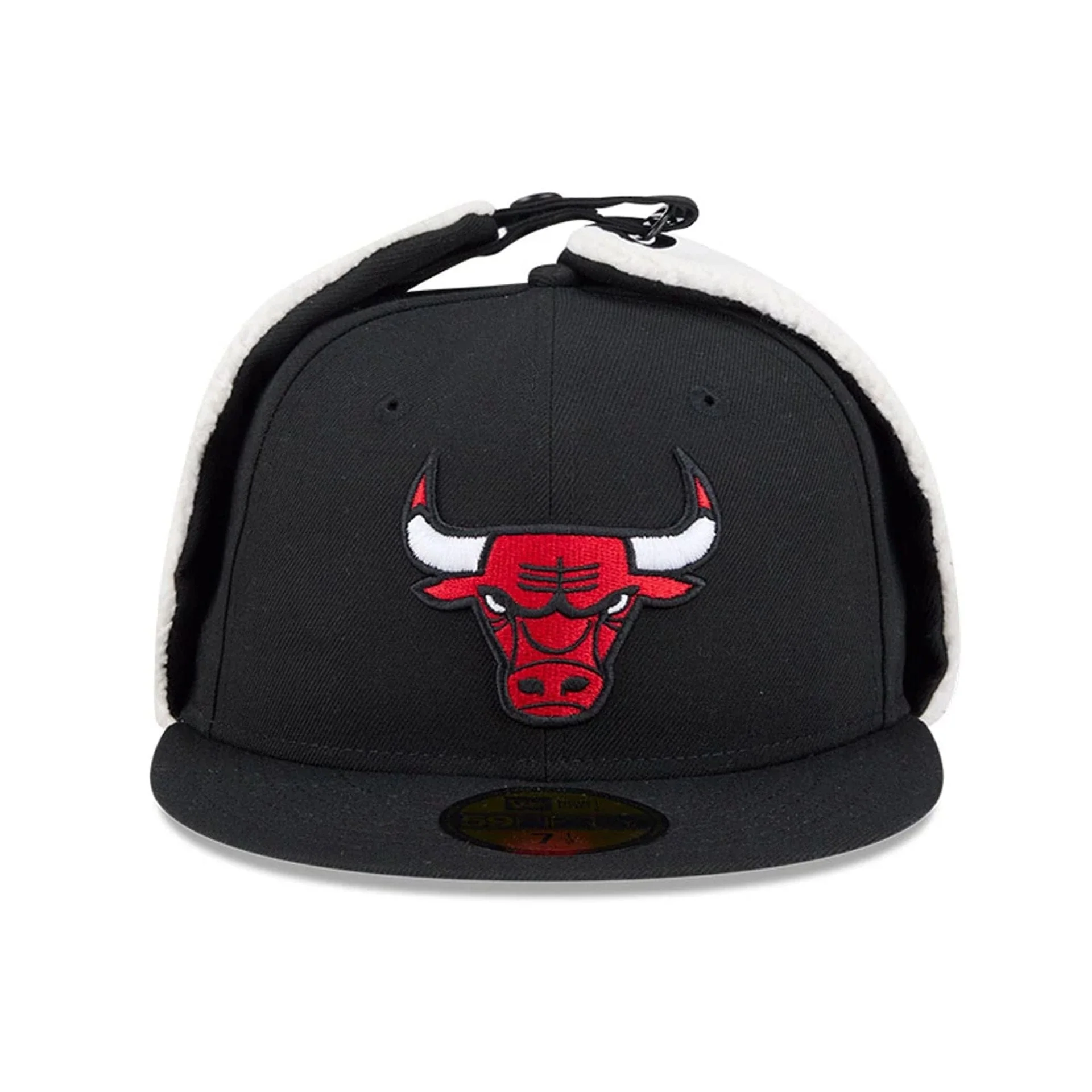 Chicago Bulls NBA Classic Black Dogear 59FIFTY Fitted Cap - Image 3