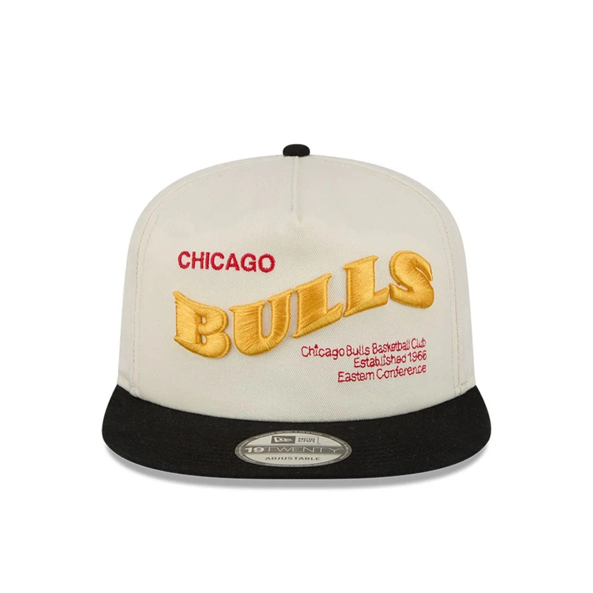 Chicago Bulls NBA Conference Script White 19TWENTY Adjustable Cap - Image 3